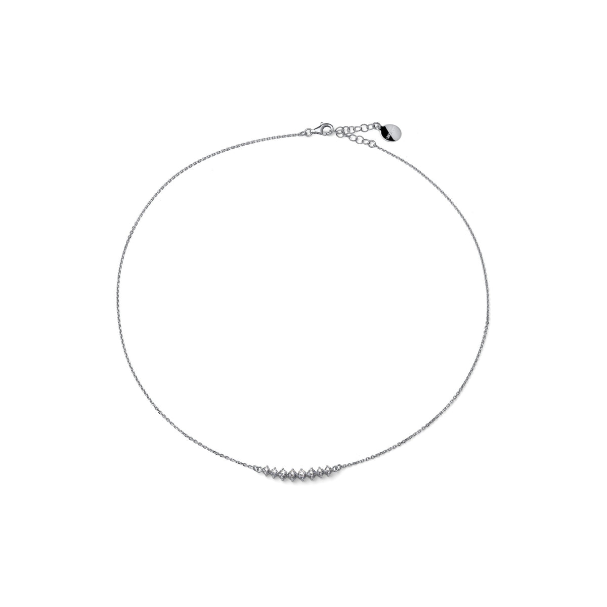 Collana Luxury con Barretta di Zirconi Unoaerre