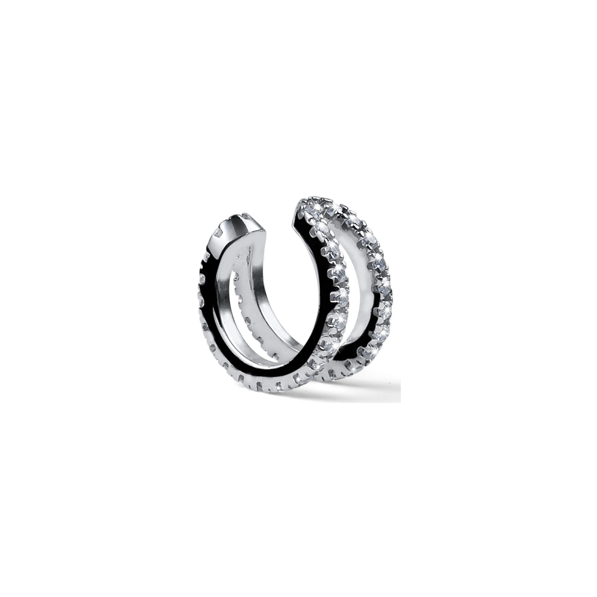 Orecchini Luxury Ear Cuff in Argento e Zirconi Unoaerre