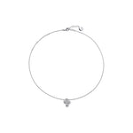 Collana Luxury con Croce Pavé Unoaerre