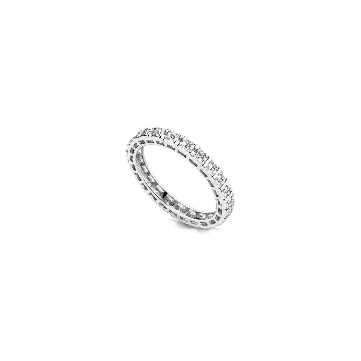 18kt White Gold Full Eternity Diamond Ring AuriA