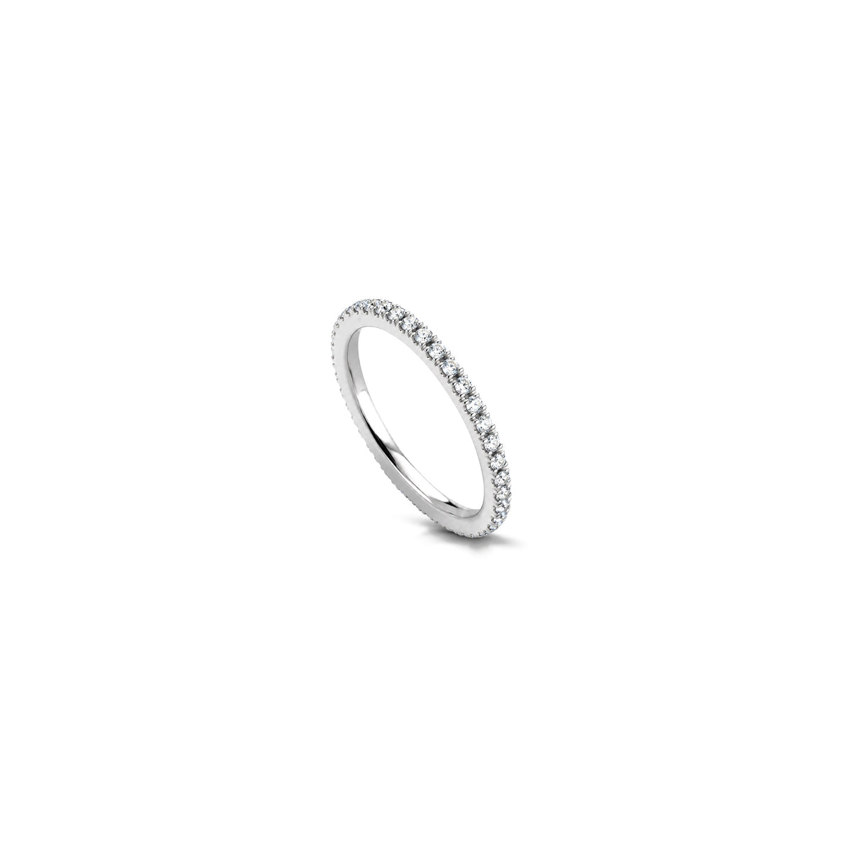 18kt White Gold Full Eternity Diamond Ring AuriA