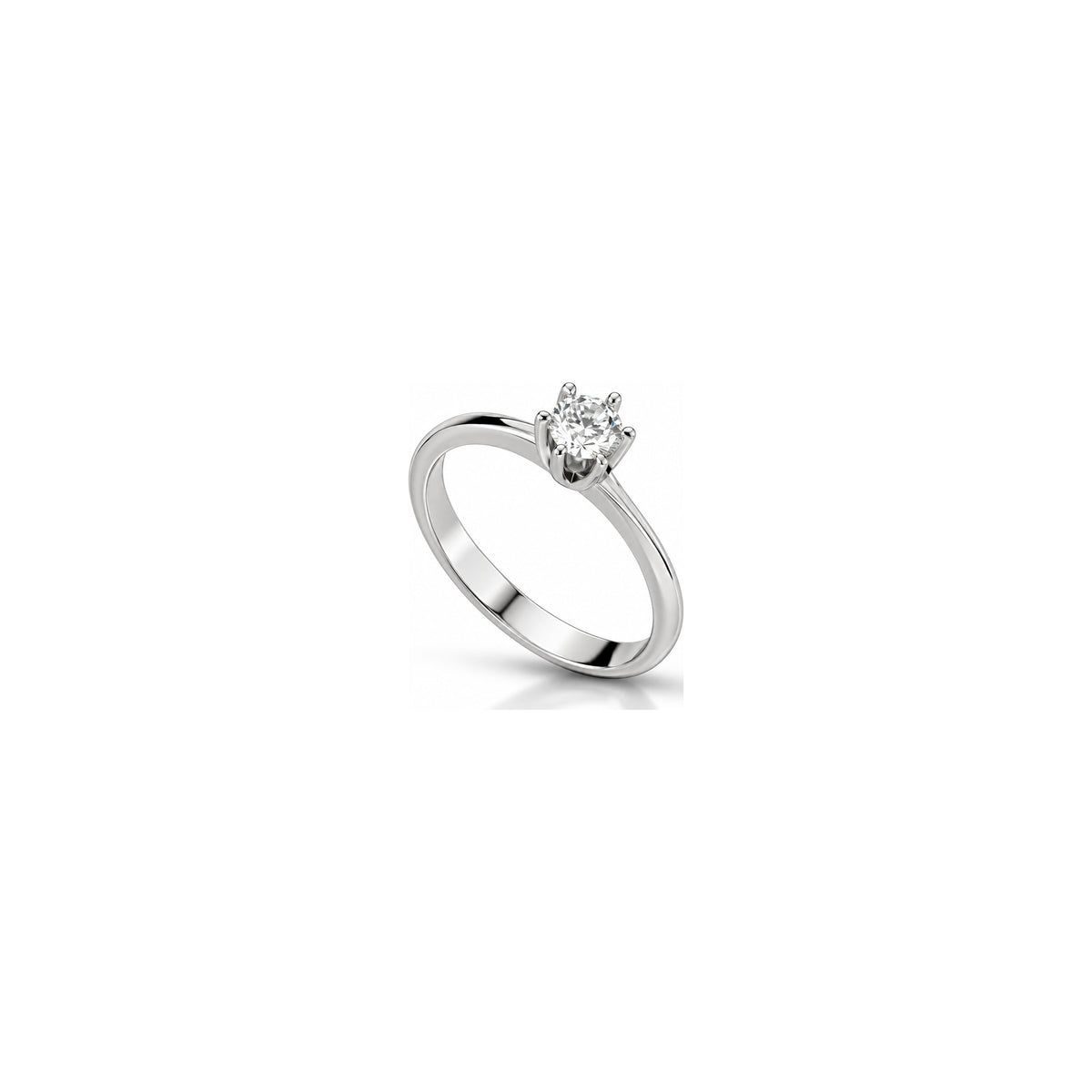 AuriA 18kt White Gold Princess Diamond Ring