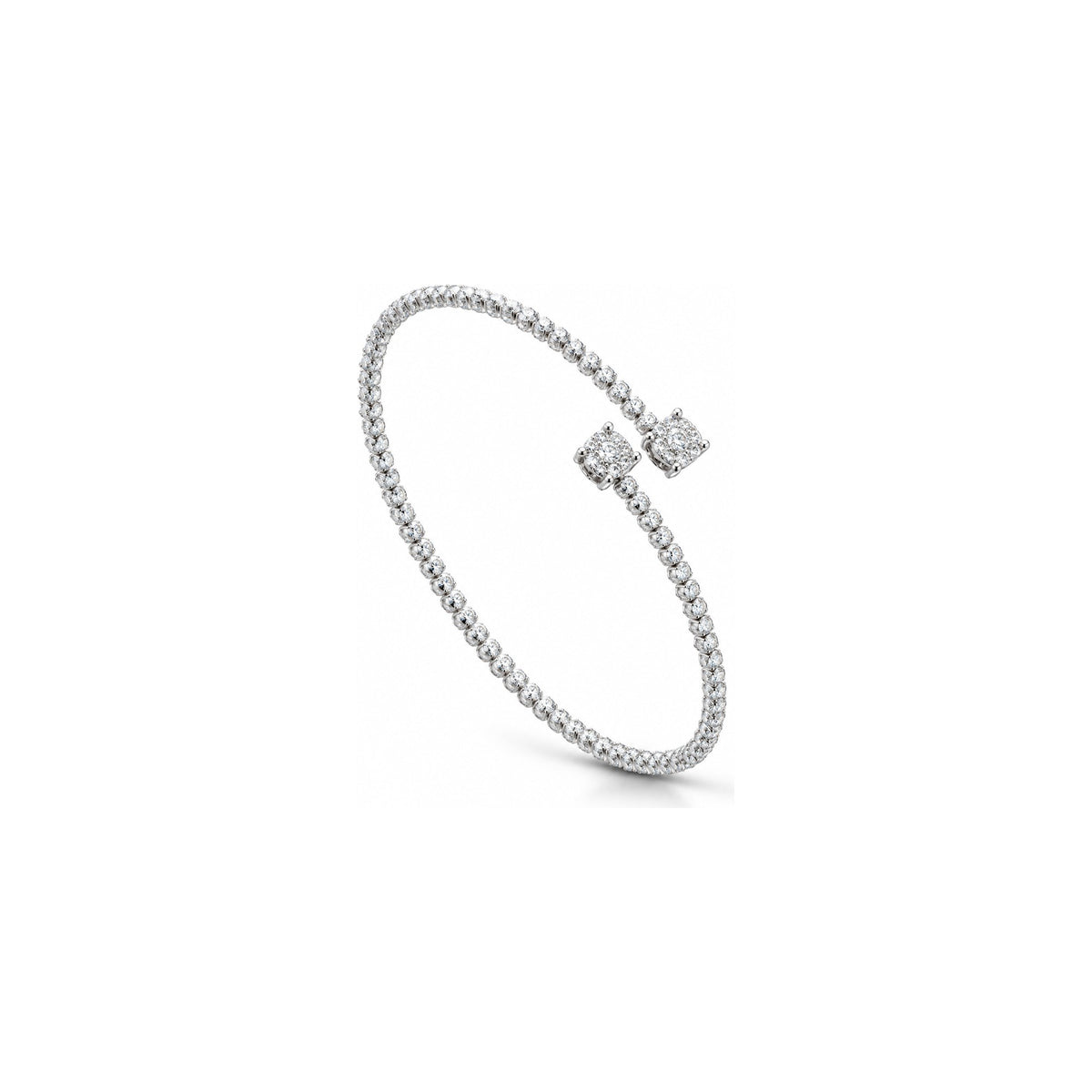 Pulsera Toy con diamantes naturales de oro blanco de 18 quilates AuriA