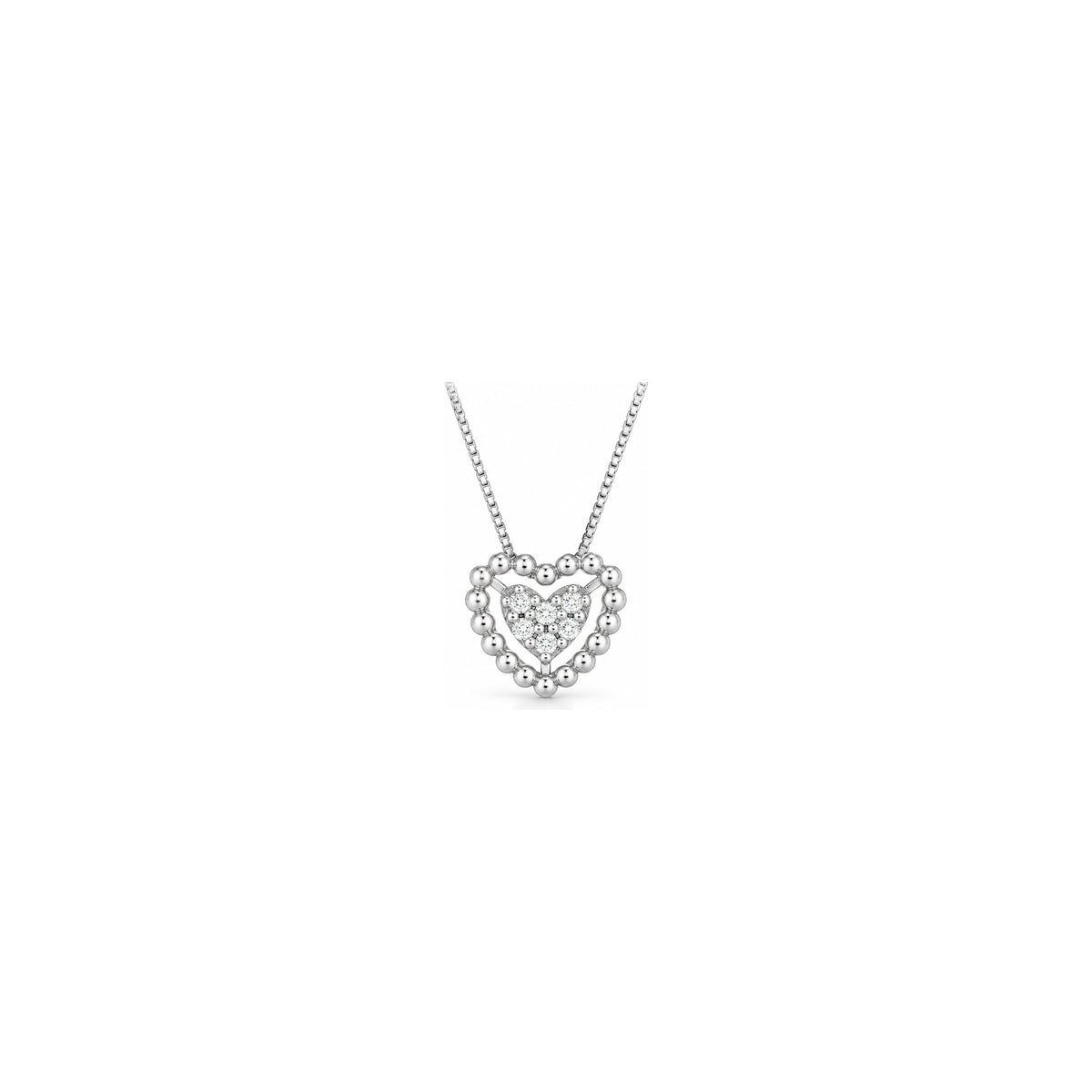 Ciondolo Imagine 1 con Diamanti Naturali Oro Bianco 18kt AuriA
