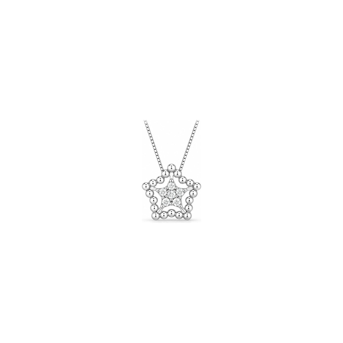 Ciondolo Imagine 3 con Diamanti Naturali Oro Bianco 18kt AuriA
