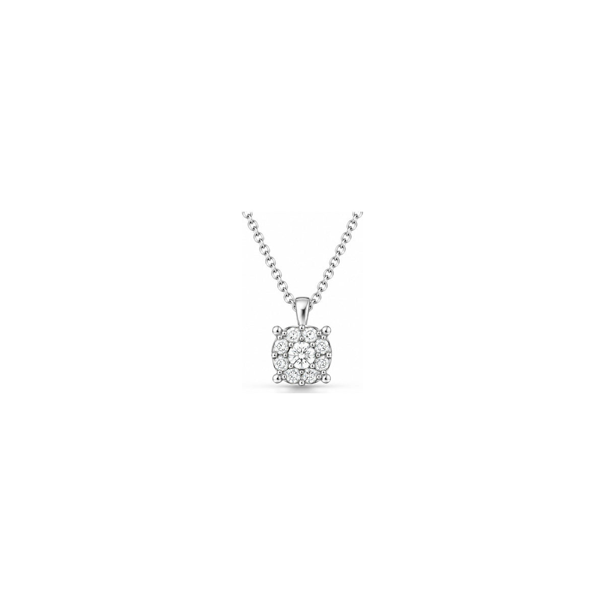 Ciondolo Story con Diamanti Naturali Oro Bianco 18kt AuriA