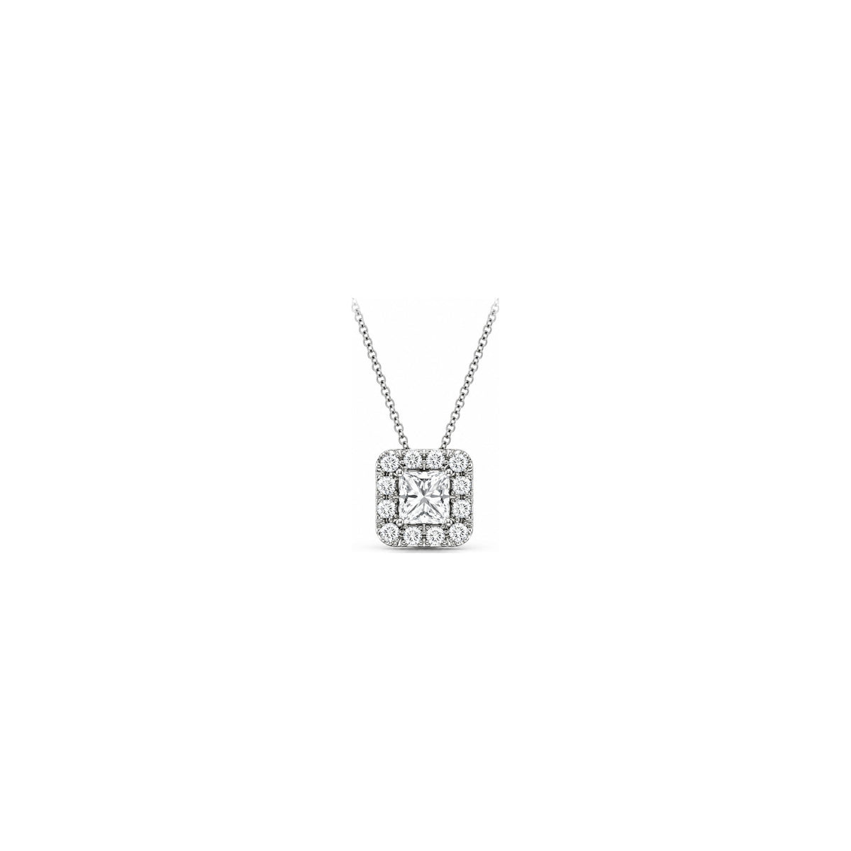 Ciondolo Cubic con Diamanti Naturali Oro Bicolore 18kt AuriA