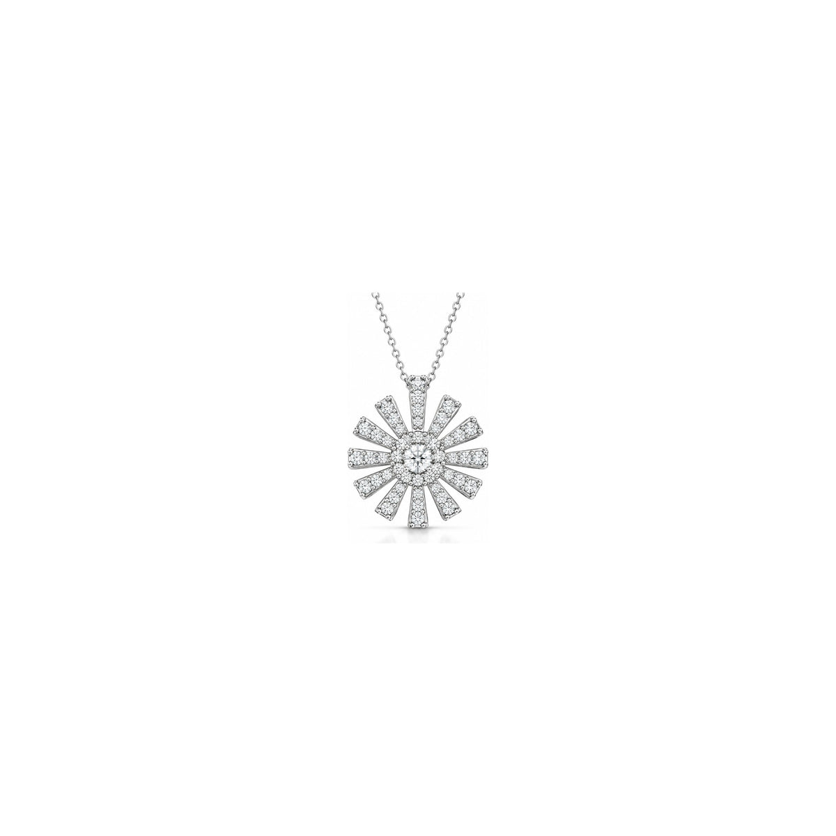 Ciondolo May con Diamanti Naturali Oro Bianco 18kt AuriA
