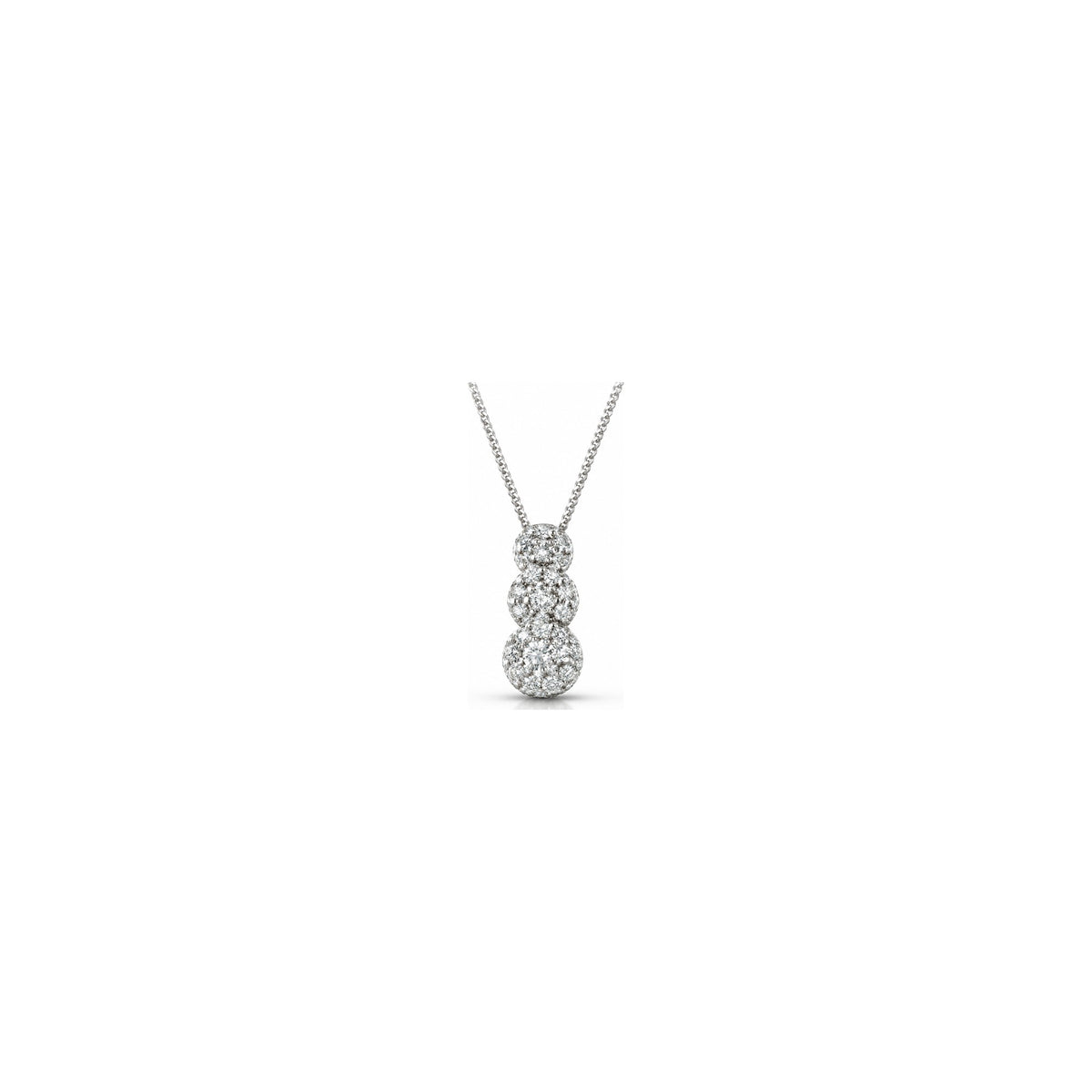 Ciondolo Trilogy Illusion con Diamanti Naturali in Oro 18kt