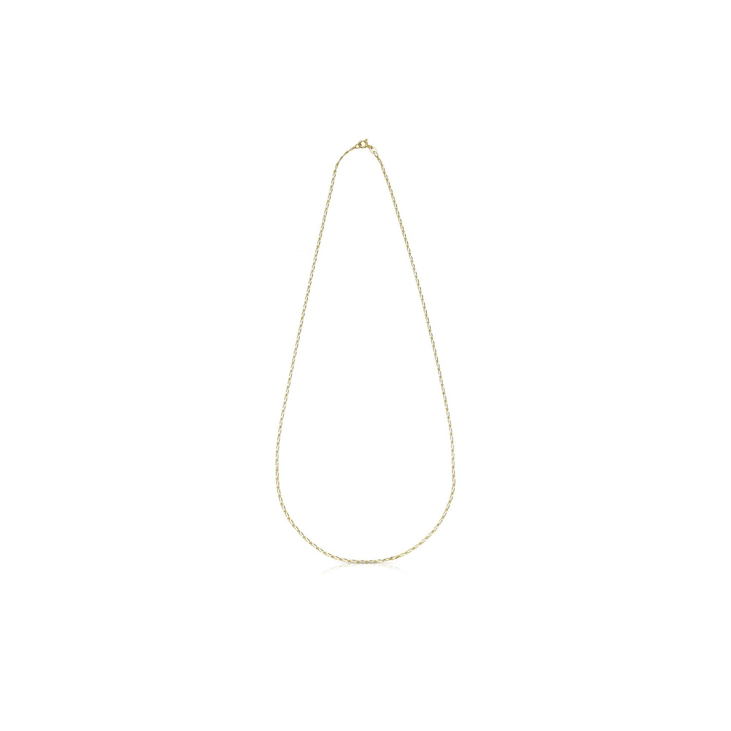 Collana Maglia Fantasia in Oro Giallo 9 Carati Unoaerre
