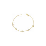 Bracciale Punti Luce in Oro Giallo 9 Carati Unoaerre