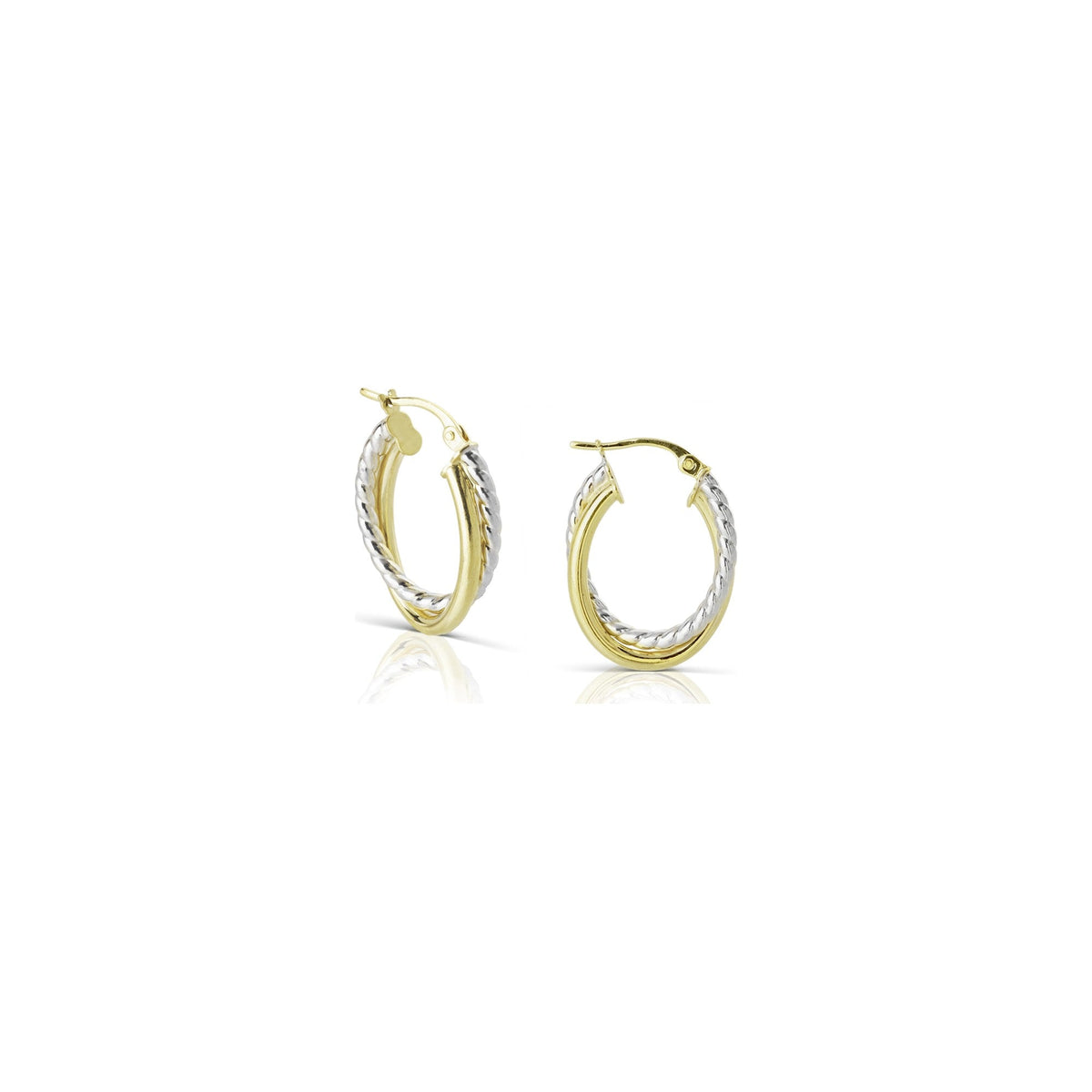Cerchi Diamantati Bicolore – Grande