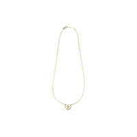 Collar Corazón Nácar en Oro Amarillo de 9 Quilates Unoaerre