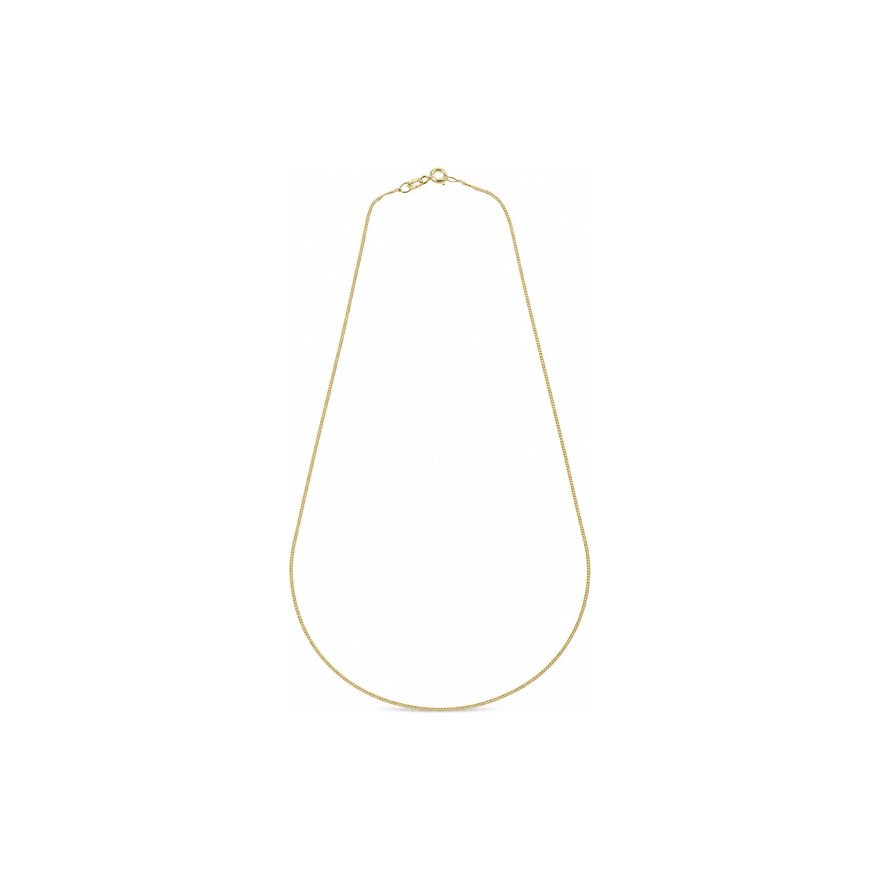 Collana Spiga in Oro Giallo 9 Carati Unoaerre