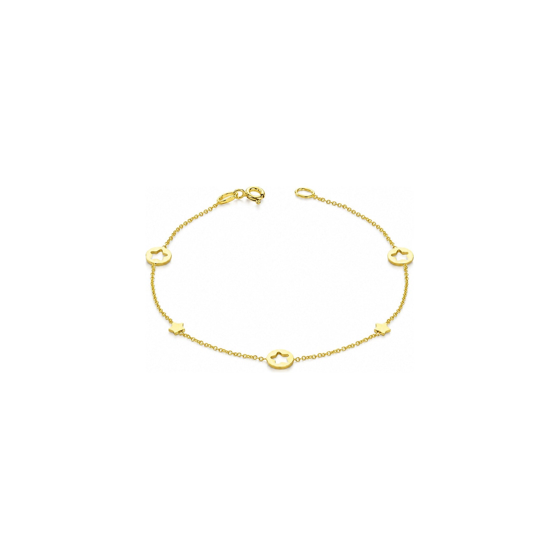 Bracciale Portafortuna in Oro Giallo 9 Carati Unoaerre
