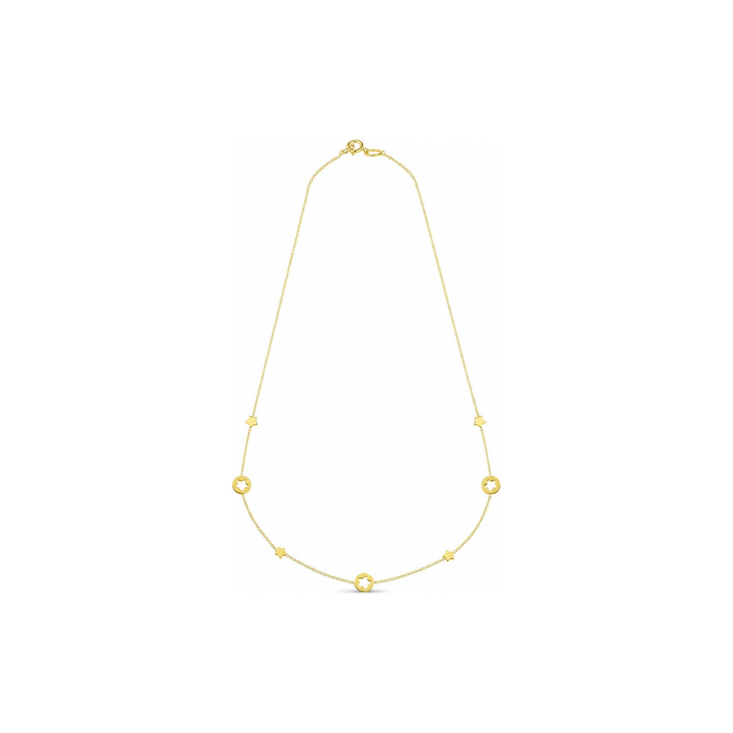 Collana Portafortuna in Oro Giallo 9 Carati Unoaerre