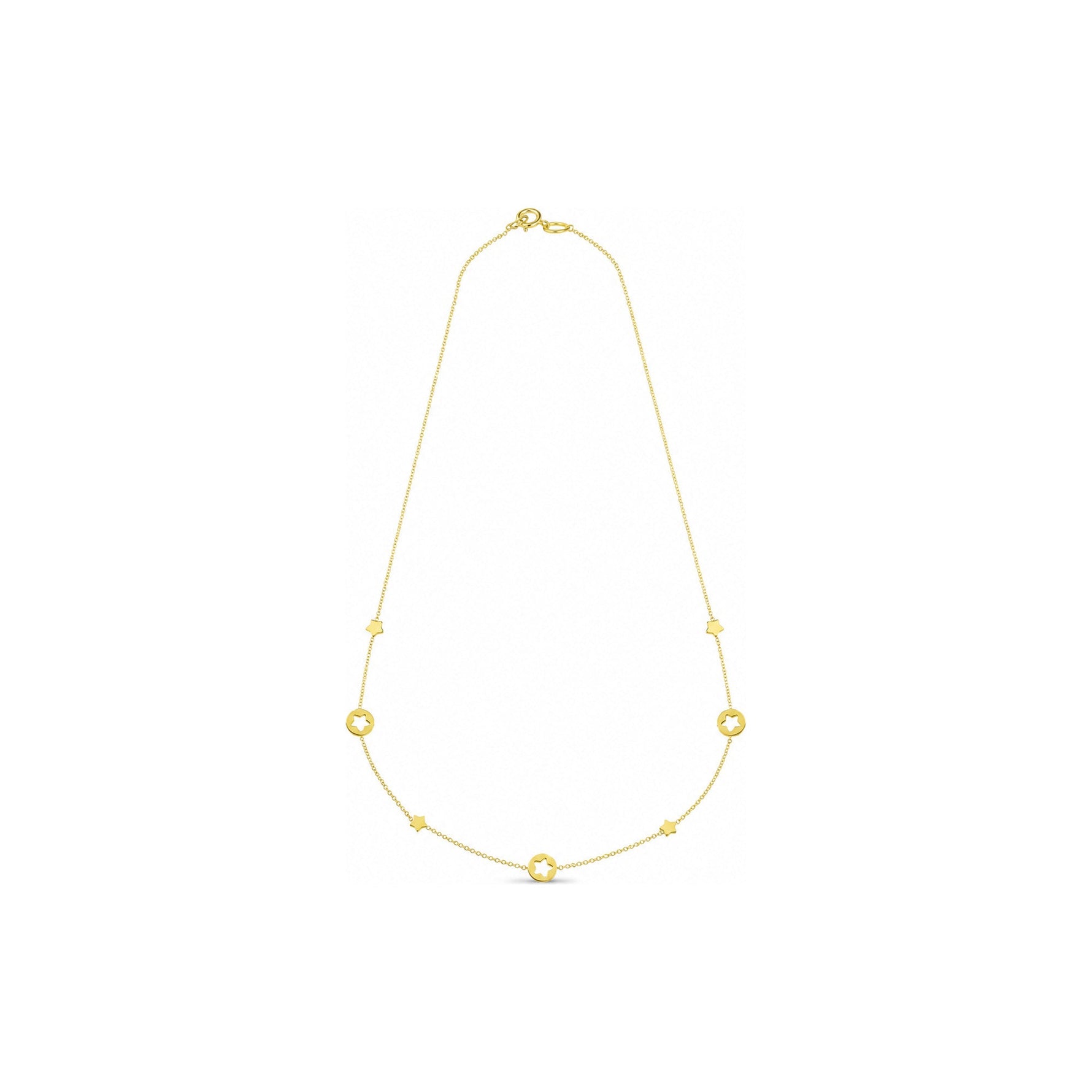 Collana Portafortuna in Oro Giallo 9 Carati Unoaerre