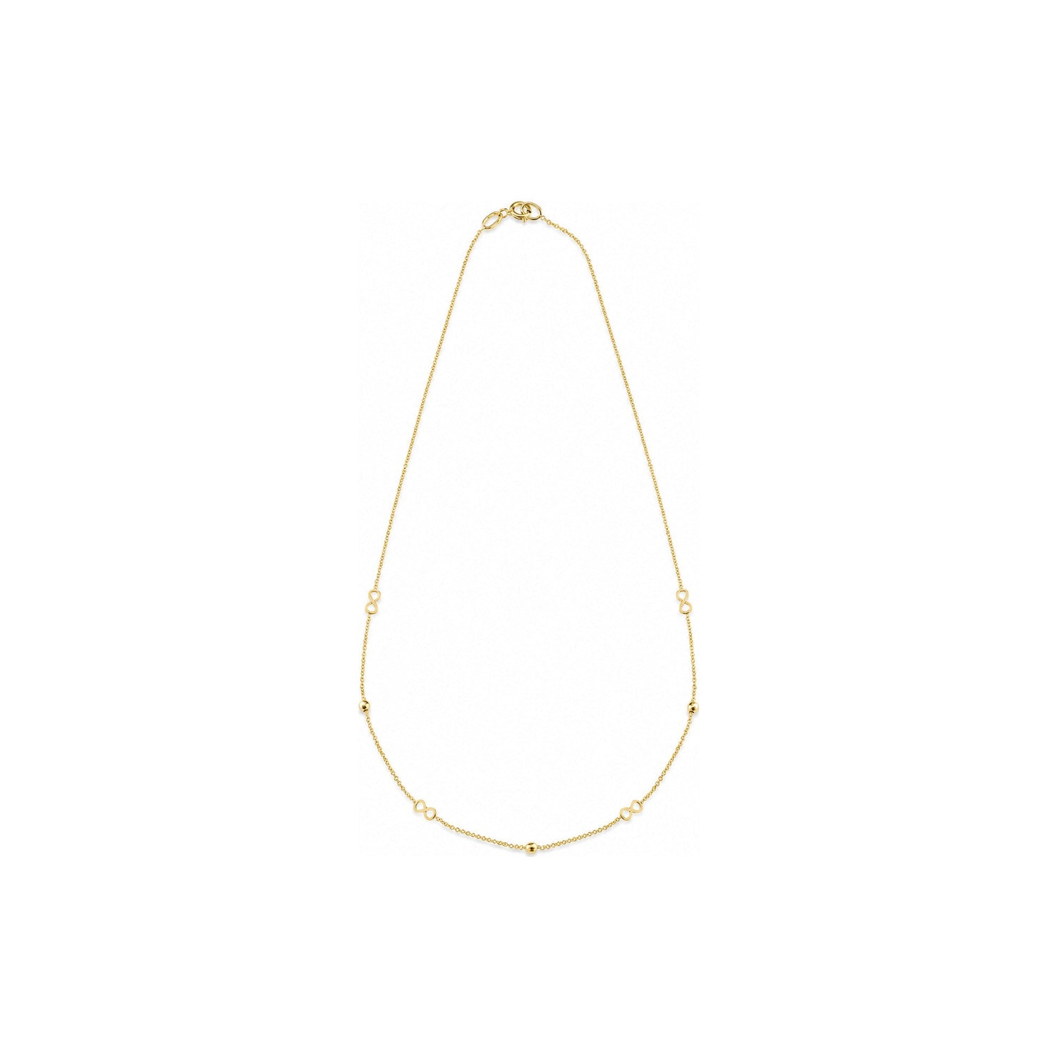 Collana Infinito in Oro Giallo 9 Carati Unoaerre