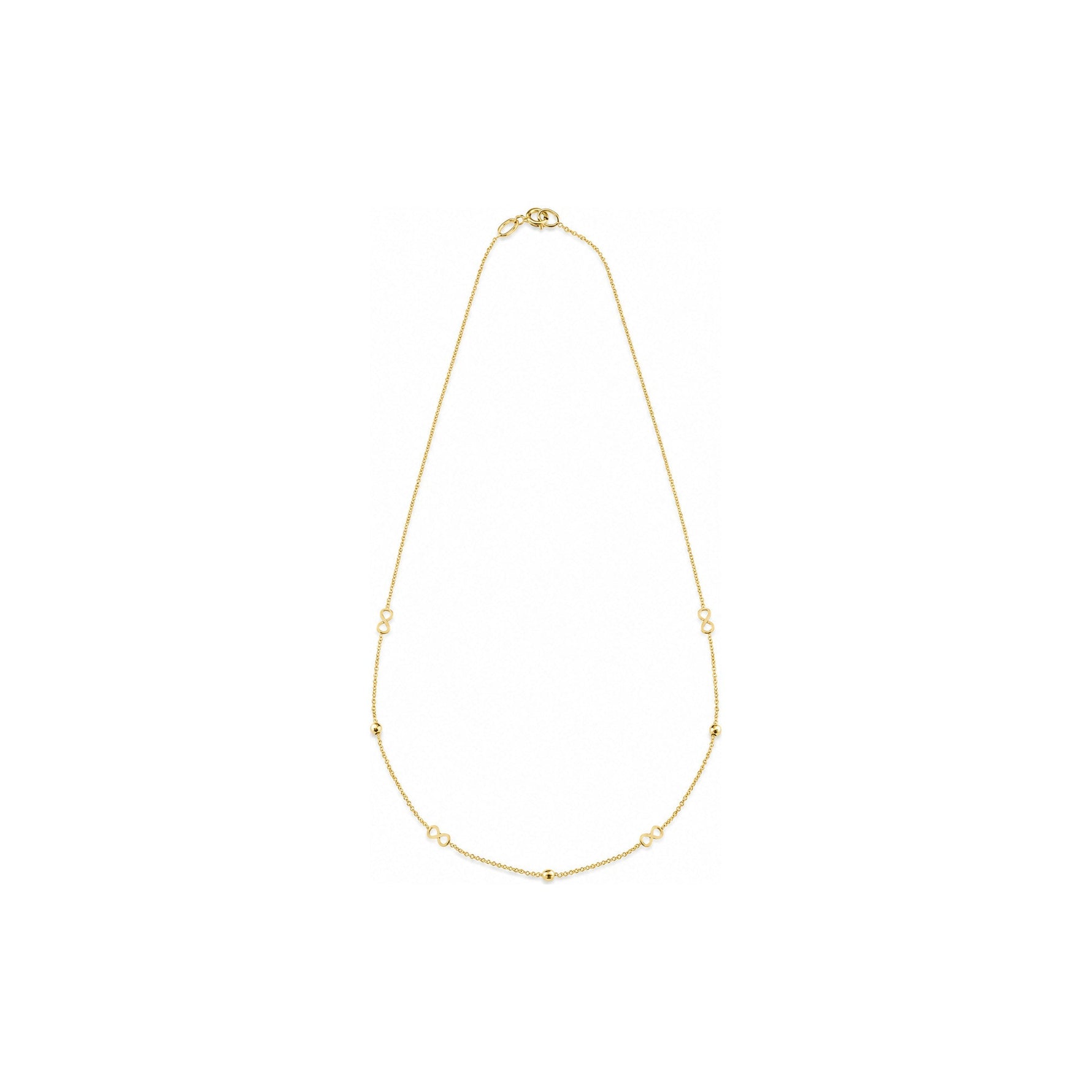 Collana Infinito in Oro Giallo 9 Carati Unoaerre