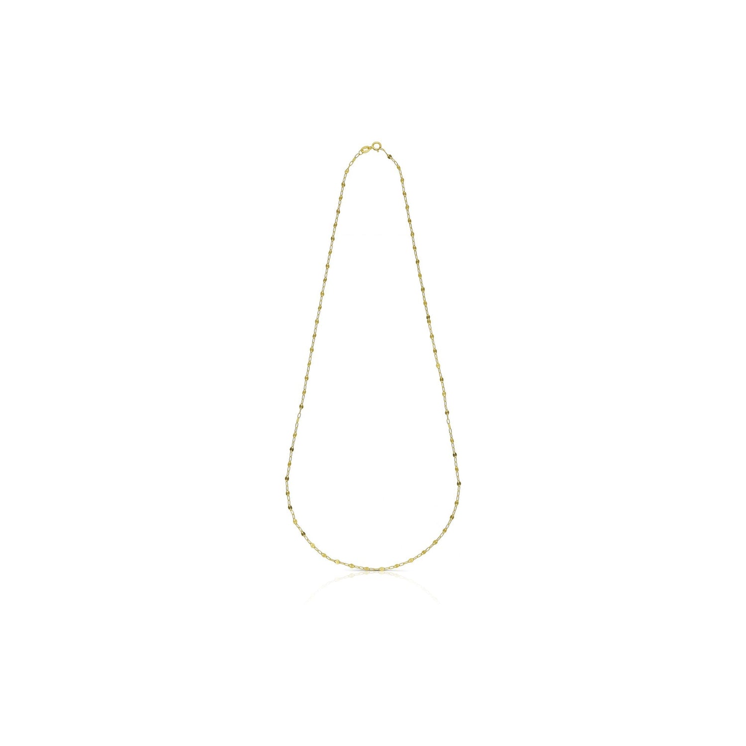 Collana con Cubetti in Oro Giallo 9 Carati Unoaerre