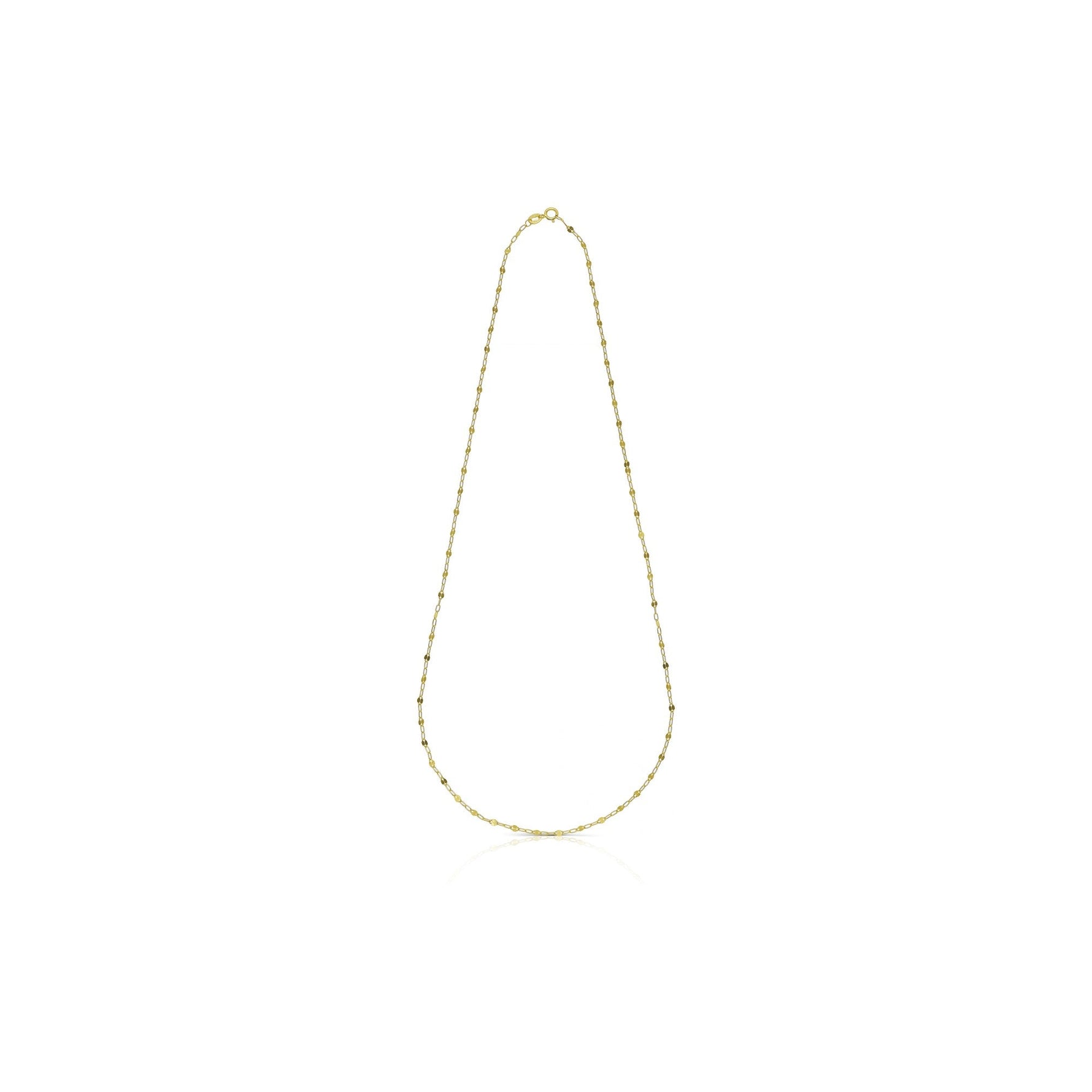 Collana con Cubetti in Oro Giallo 9 Carati Unoaerre