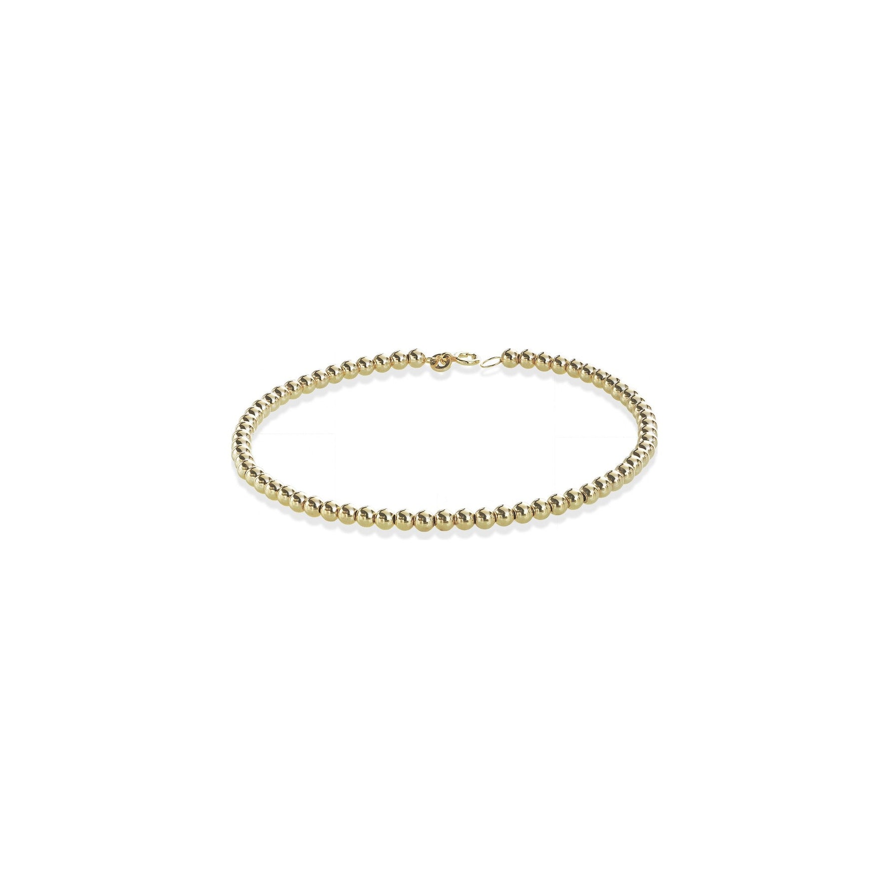 Bracciale Boule 3mm in Oro Giallo 9 Carati Unoaerre