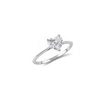 Anello Solitario Diamante Lab Grown Taglio Cuore Oro 9kt