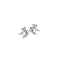 Orecchini Punto Luce Diamanti Lab Grown Oro 9kt