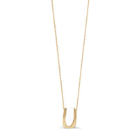 9 Karat Yellow Gold Horseshoe Necklace – 40/45 cm