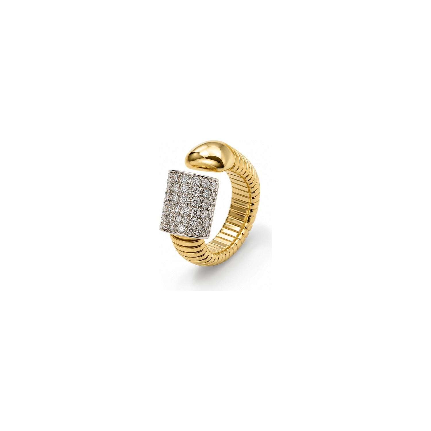 Anello Pavé Oro 18 Carati Urigold
