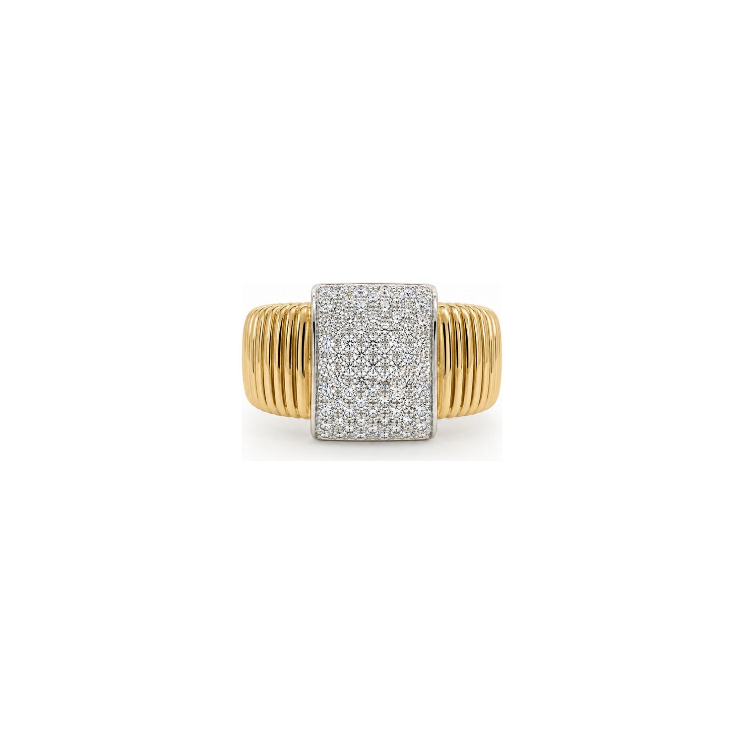 Anello Pavé Oro 18 Carati Urigold