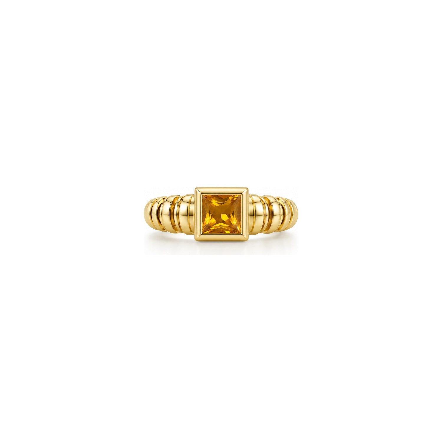 Anello Citrino Oro 18 Carati Urigold
