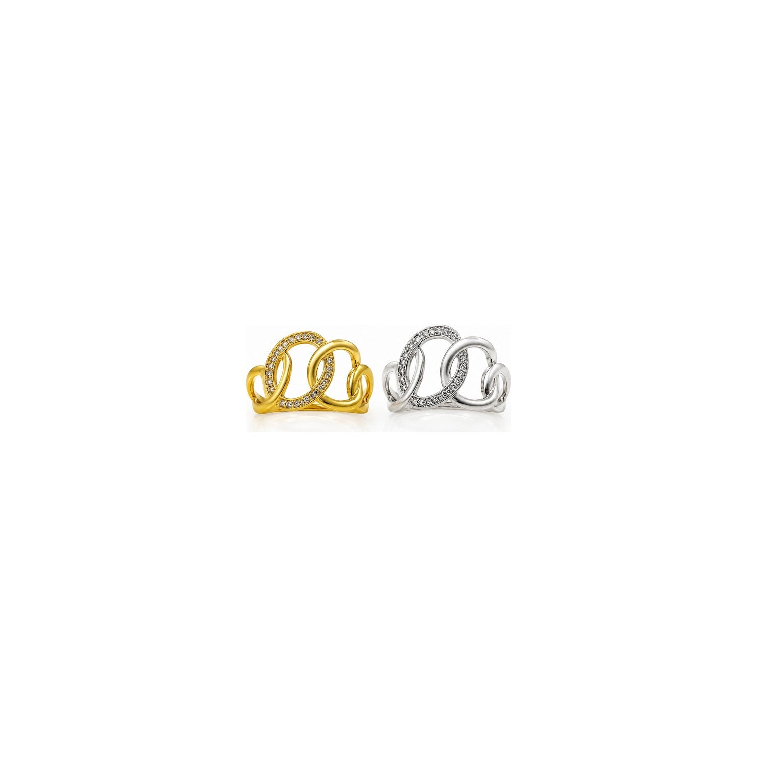 Anello Catena Oro 18 Carati Urigold