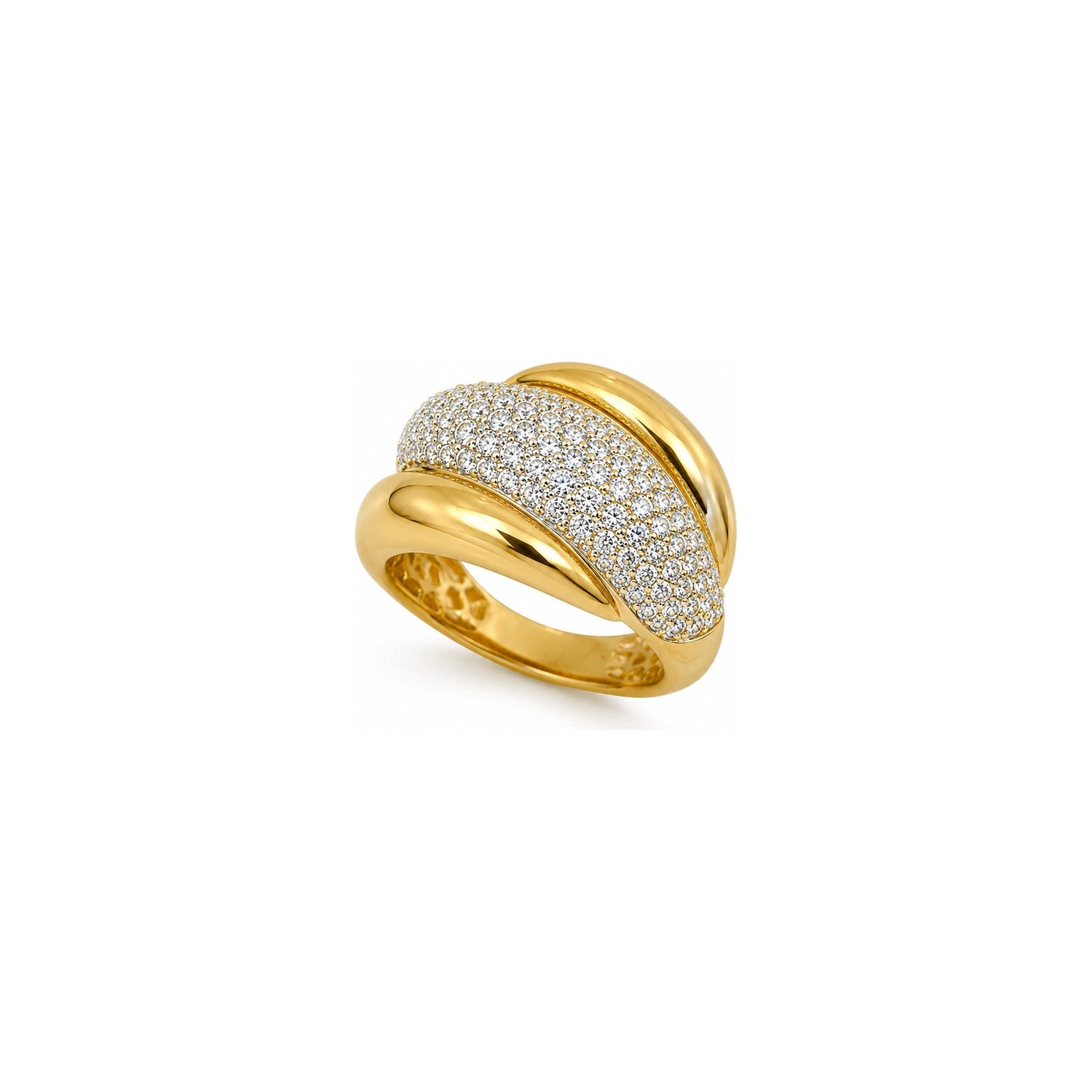 Anello Incrocio Oro 18 Carati Urigold