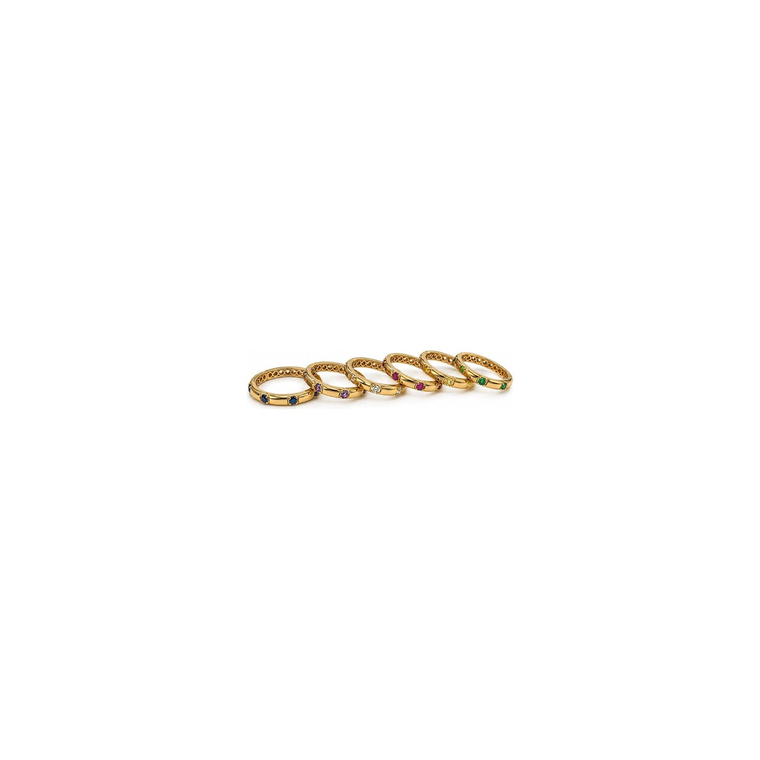 Anello con Pietre Oro 18 Carati Urigold