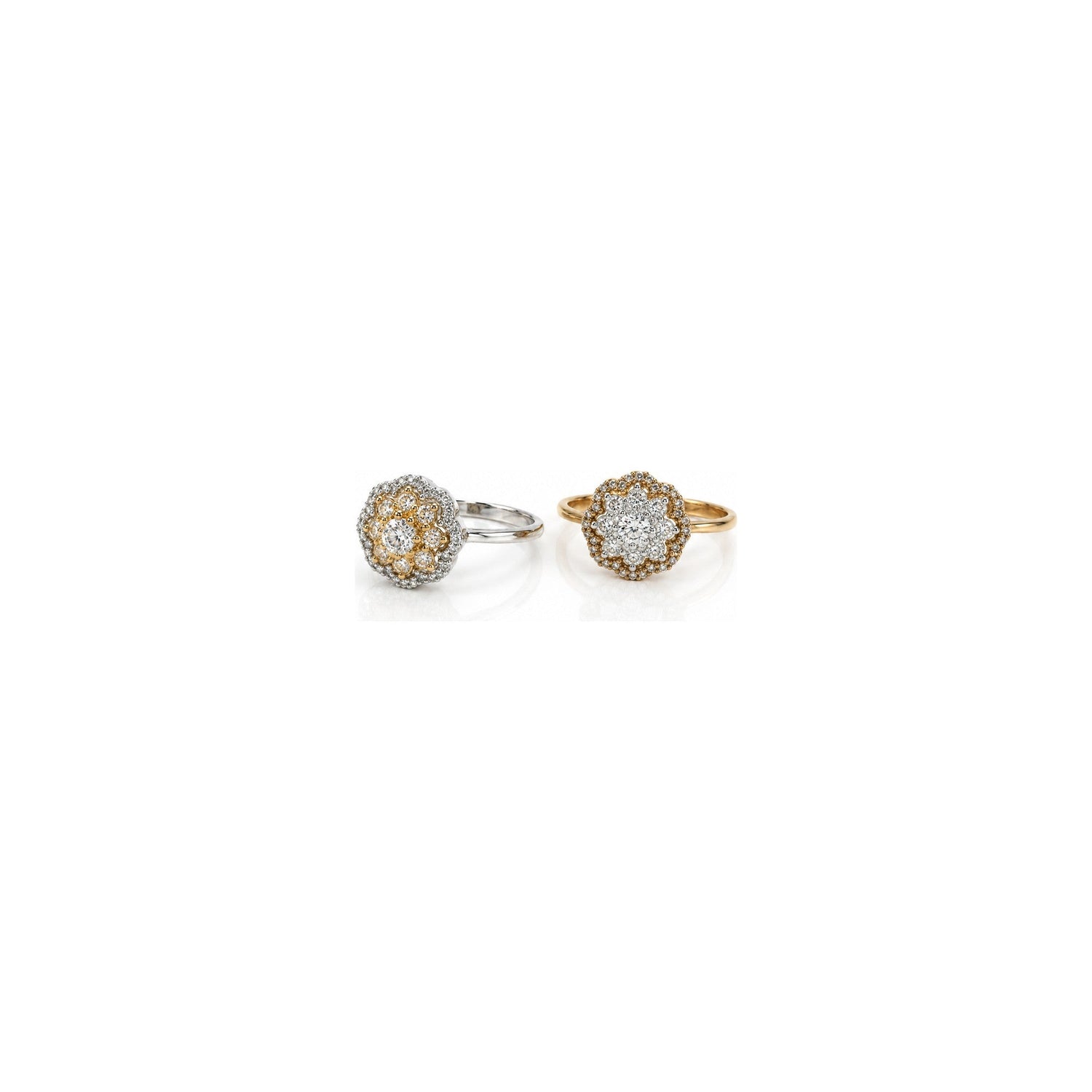 Anello Fiore Oro 18 Carati Urigold