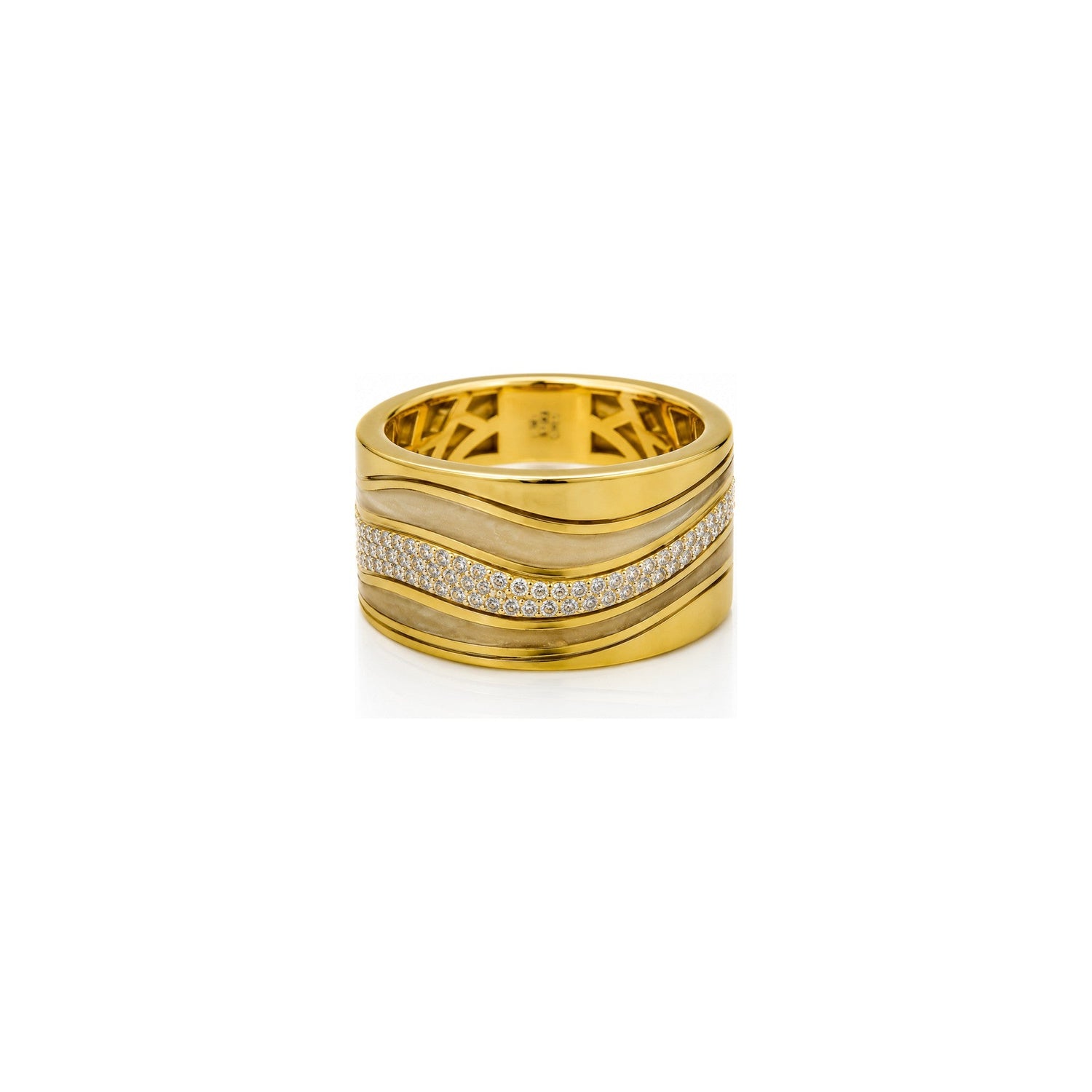 Anello Pavé Oro 18 Carati Urigold