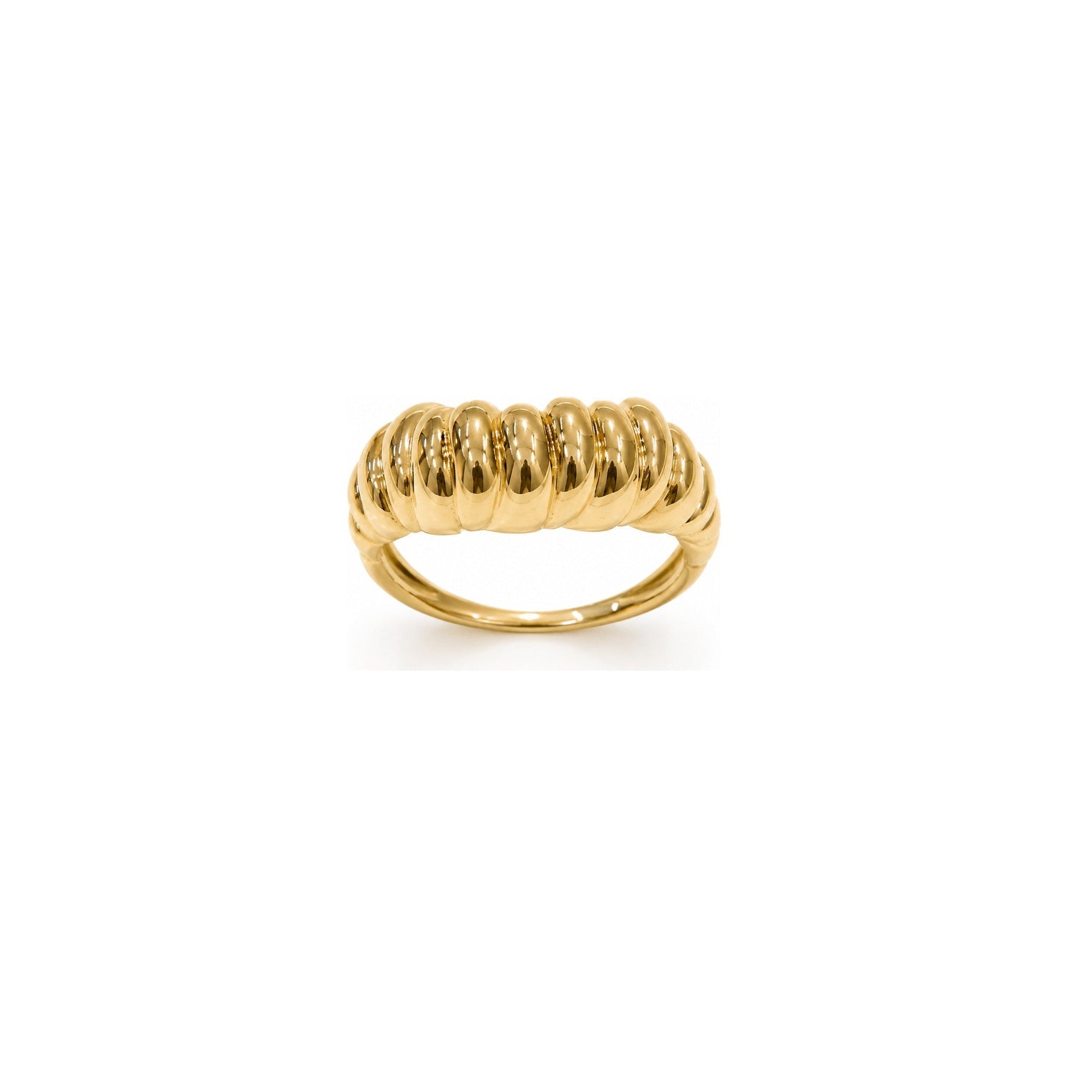 Anello Croissant Oro 18 Carati Urigold