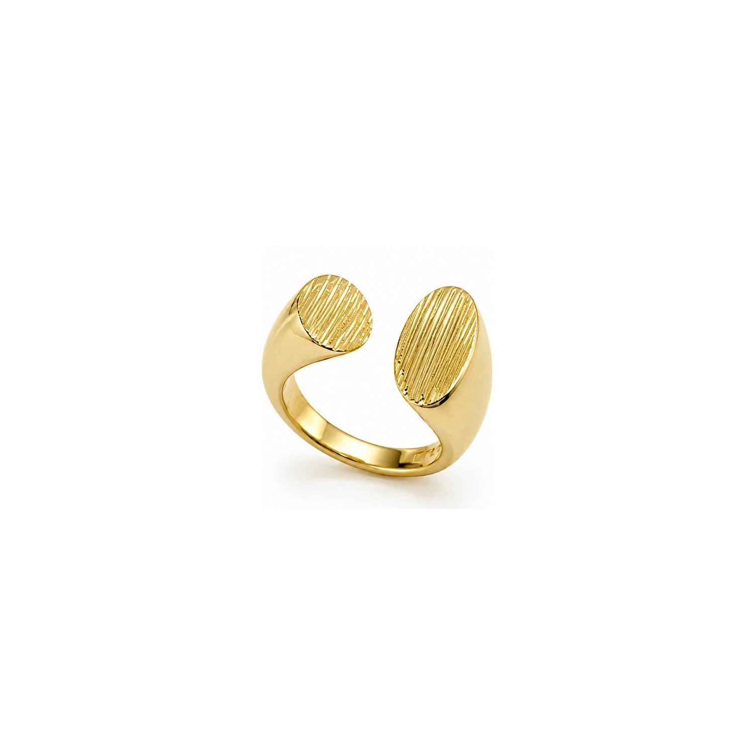 Anello Dischi Oro 18 Carati Urigold