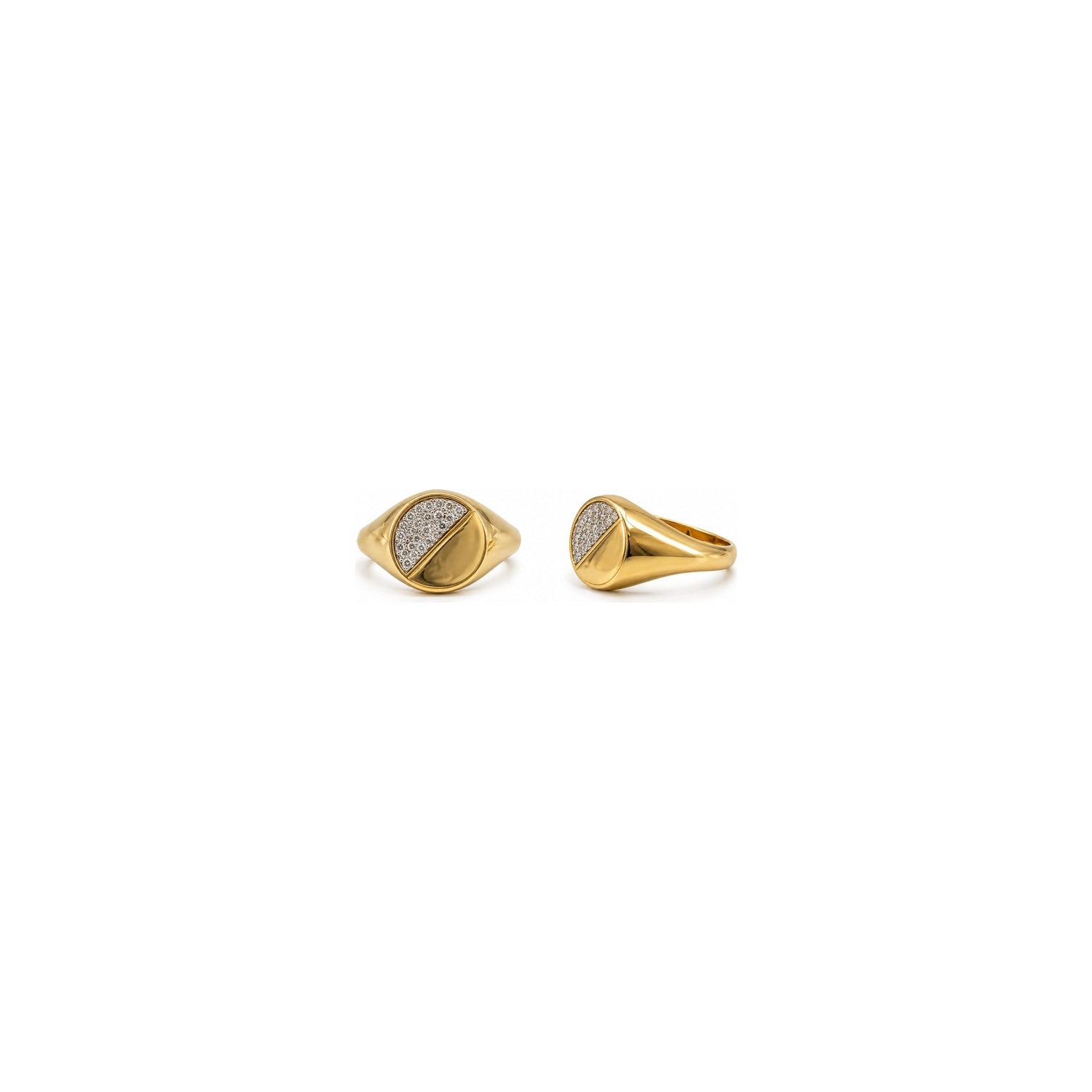 Anello Pavé Oro 18 Carati Urigold