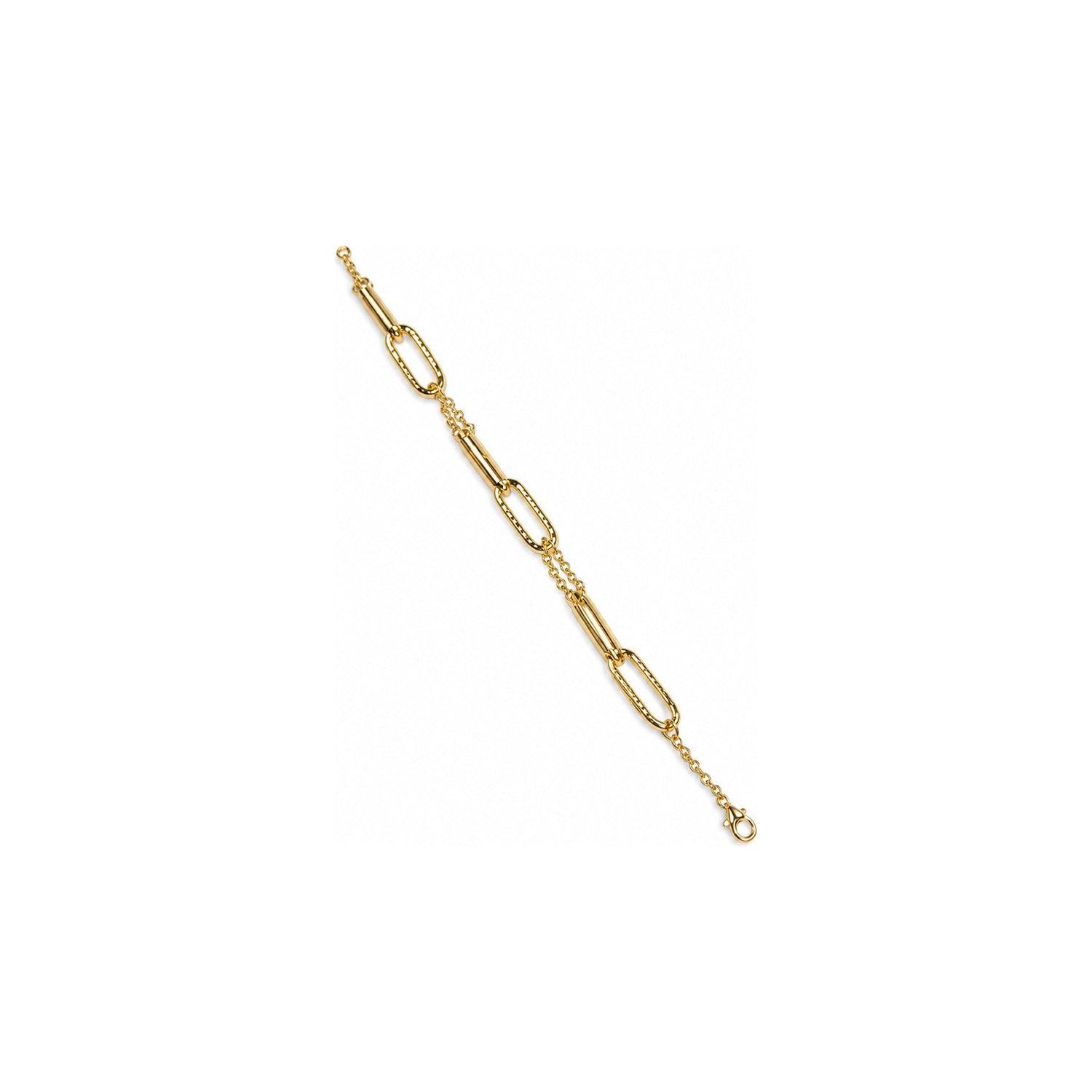 Bracciale Maglia Paperclip Oro 18 Carati Urigold