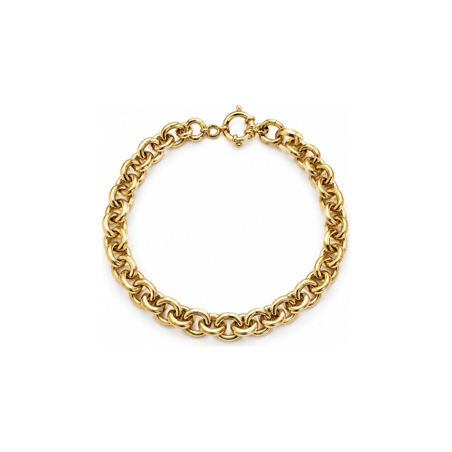 Bracciale Maglia Rollò Oro 18 Carati Urigold