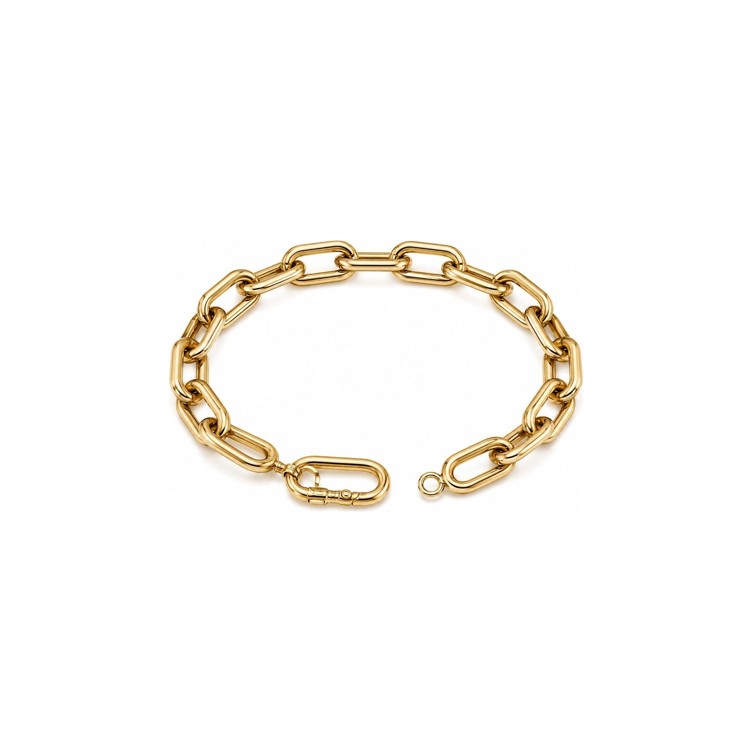Bracciale Maglia Paperclip Oro 18 Carati Urigold