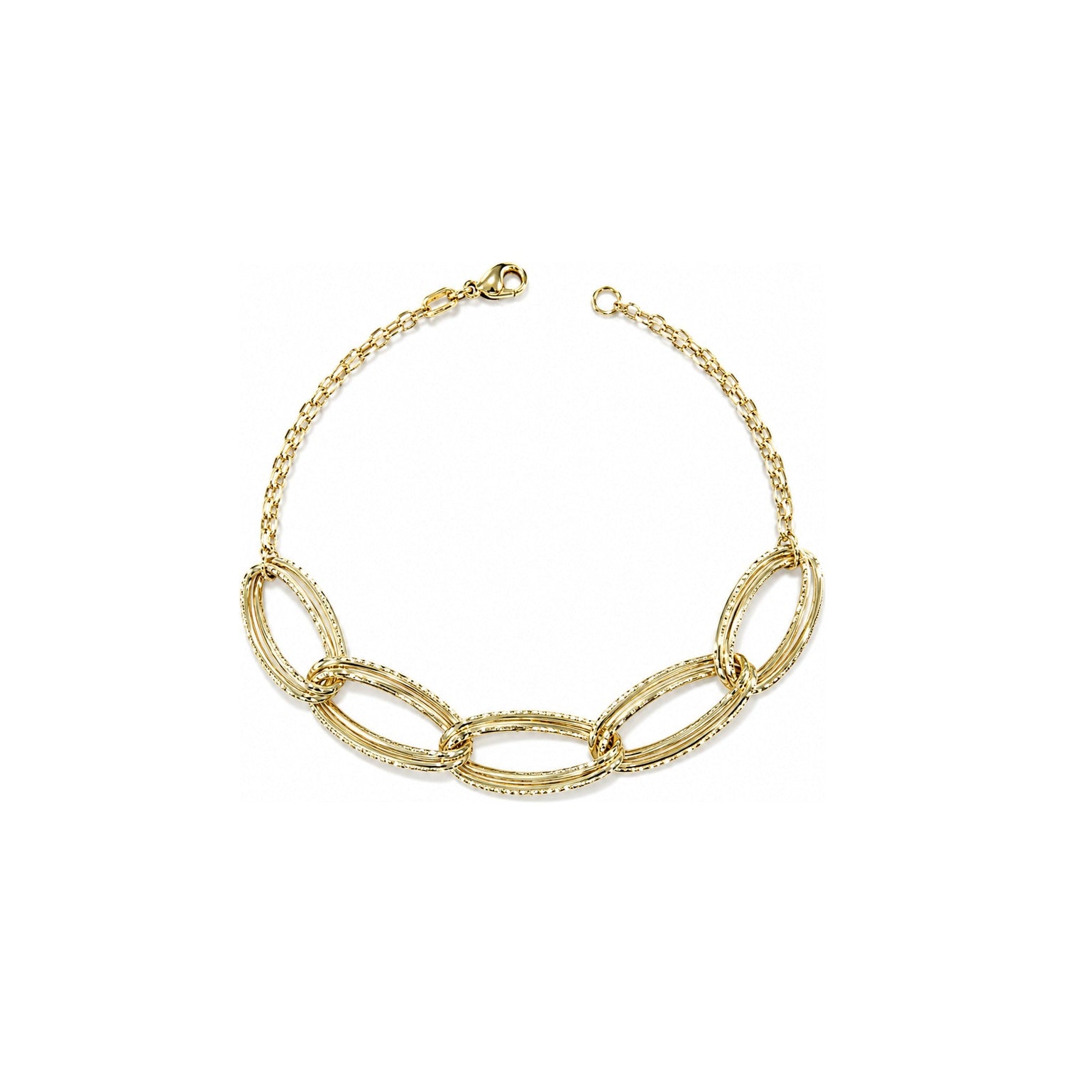 Bracciale Ovale Oro 18 Carati Urigold