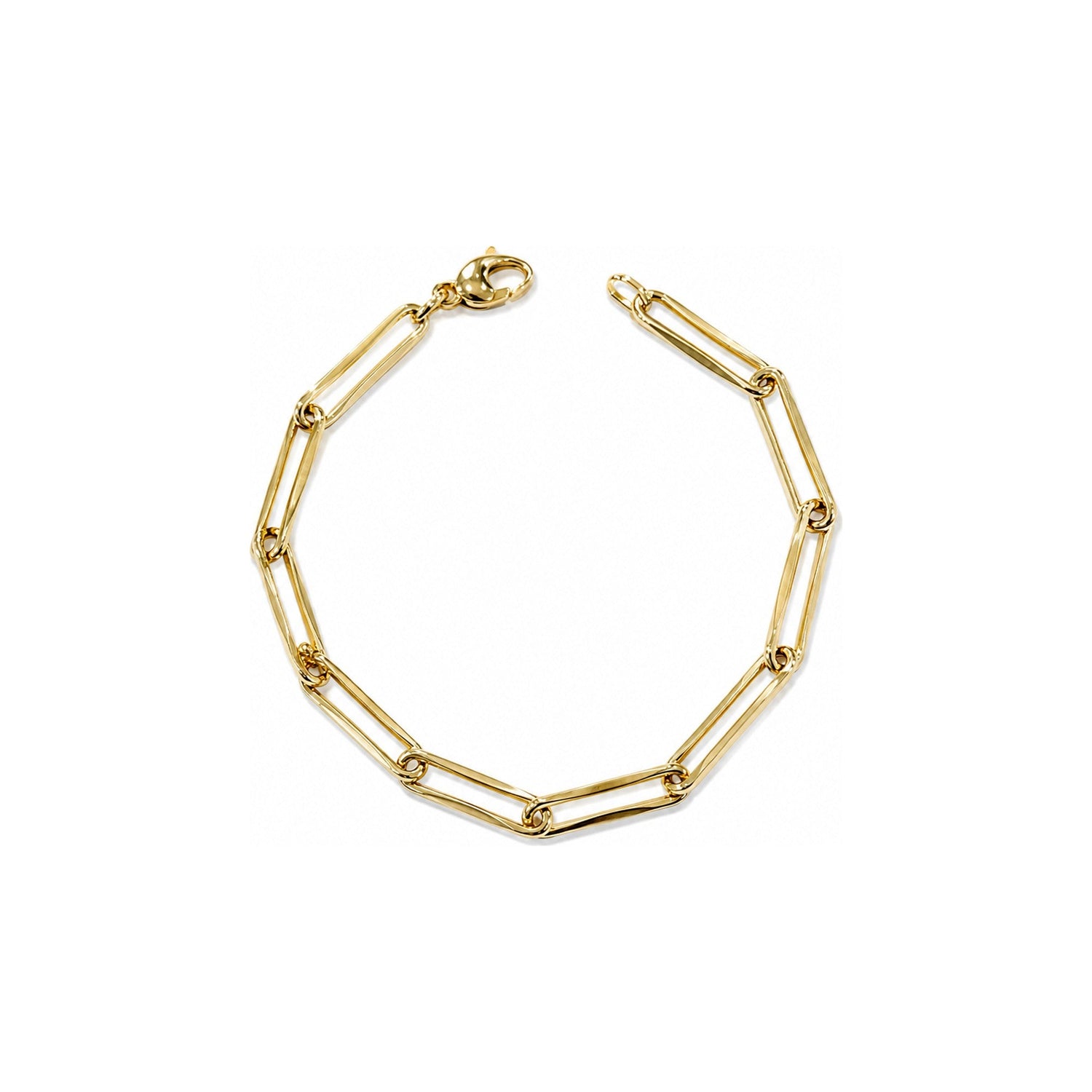 Bracciale Maglia Paperclip Oro 18 Carati Urigold
