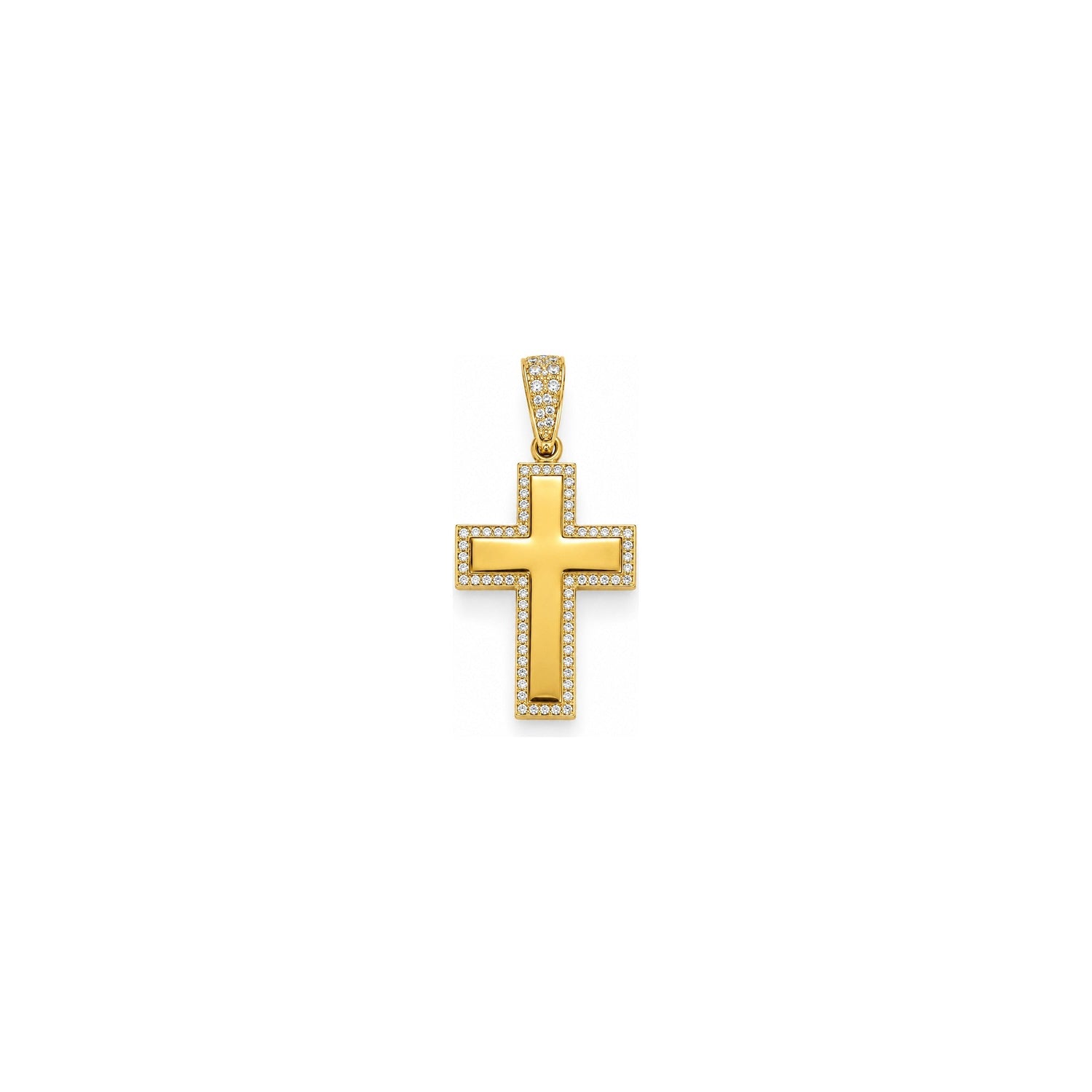 Ciondolo Croce Oro 18 Carati Urigold