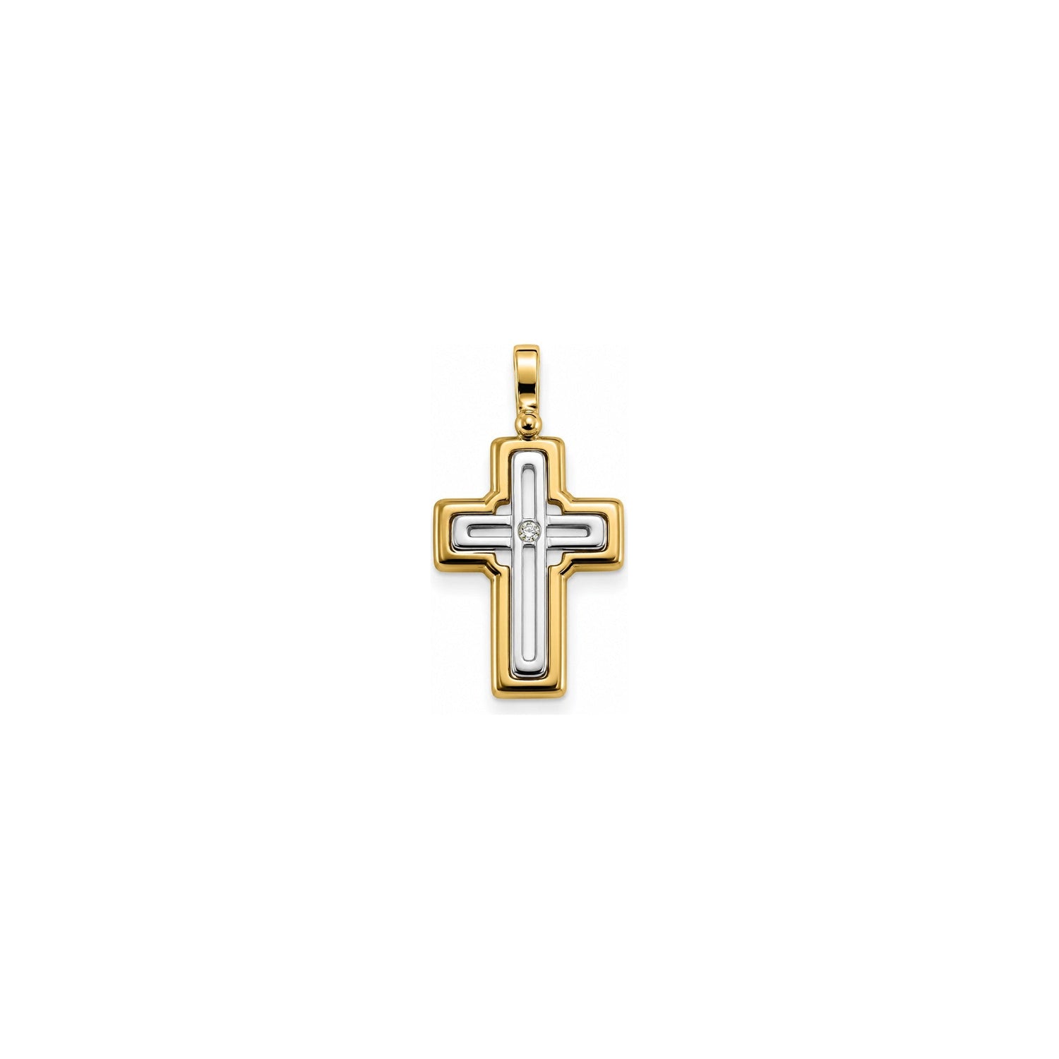 Ciondolo Croce Oro 18 Carati Urigold