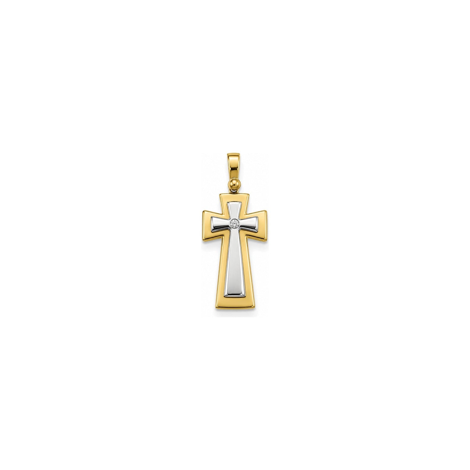 Ciondolo Croce Oro 18 Carati Urigold