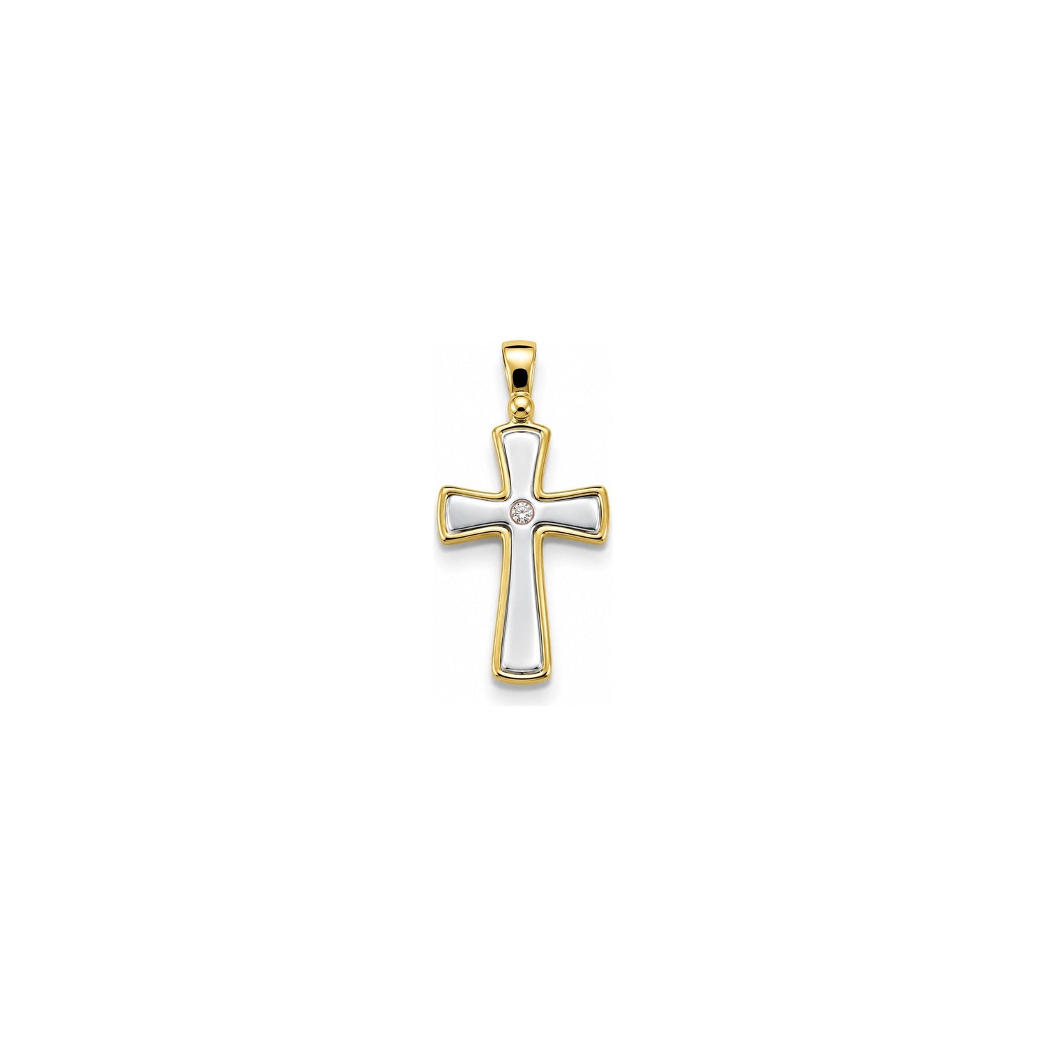 Ciondolo Croce Oro 18 Carati Urigold