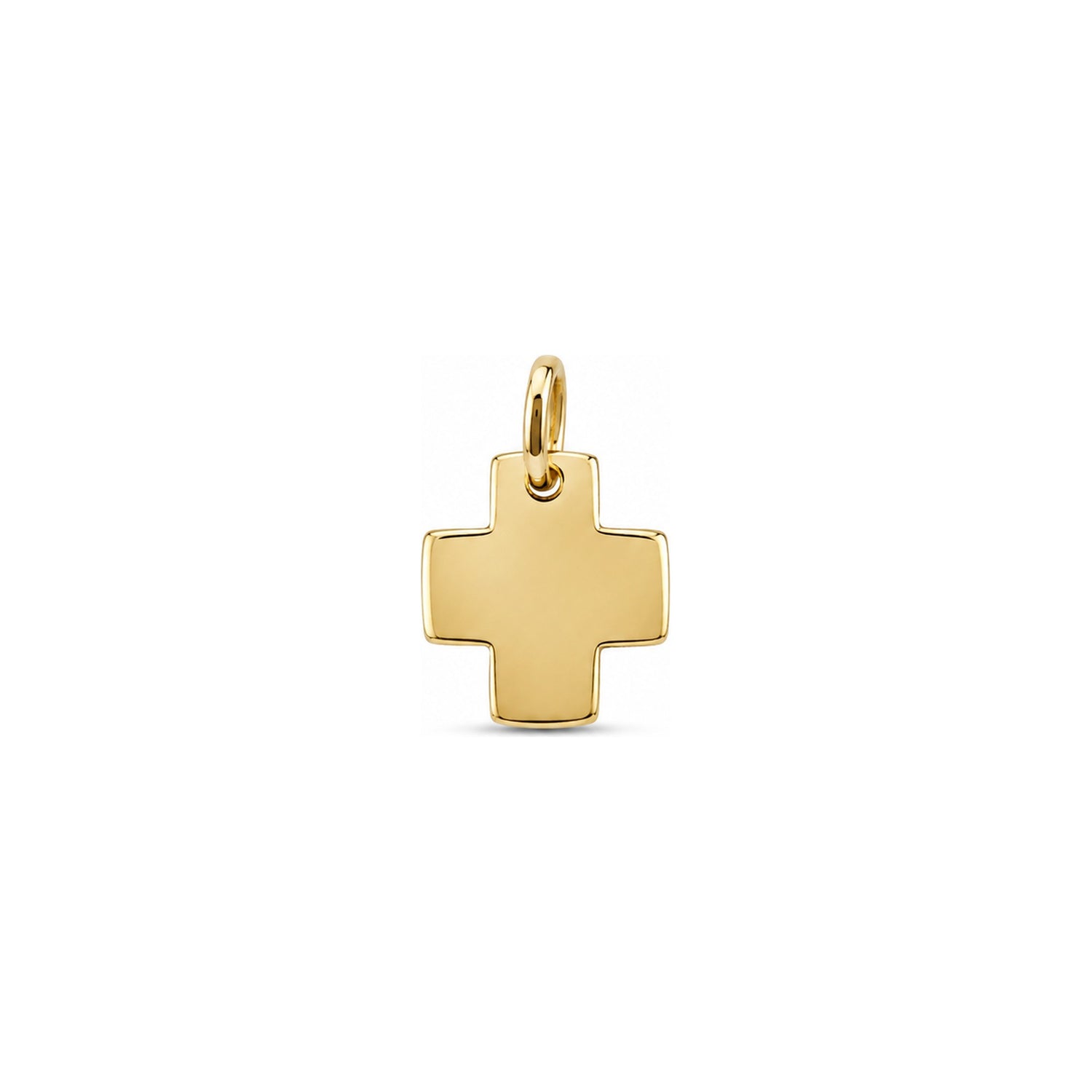 Ciondolo Croce Lucida Oro 18 Carati Urigold